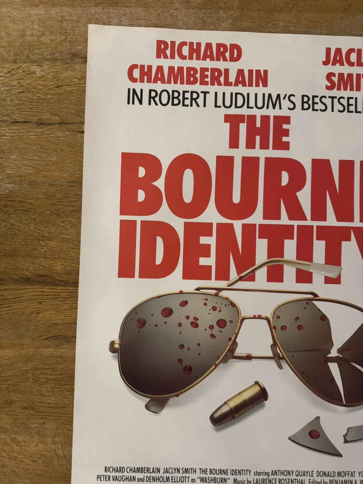 The Bourne Identity 1988 Video Shop VHS Poster rare, изображение 5