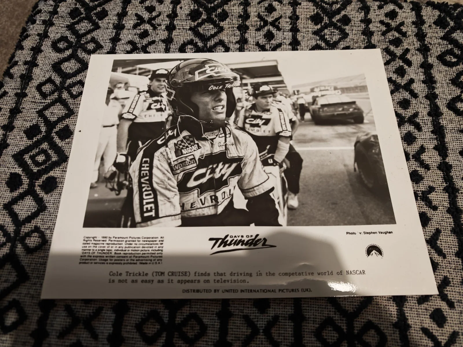 DAYS OF THUNDER 1990 Tony Scott B&W 8x10” Press Photos Tom Cruise job lot, изображение 2