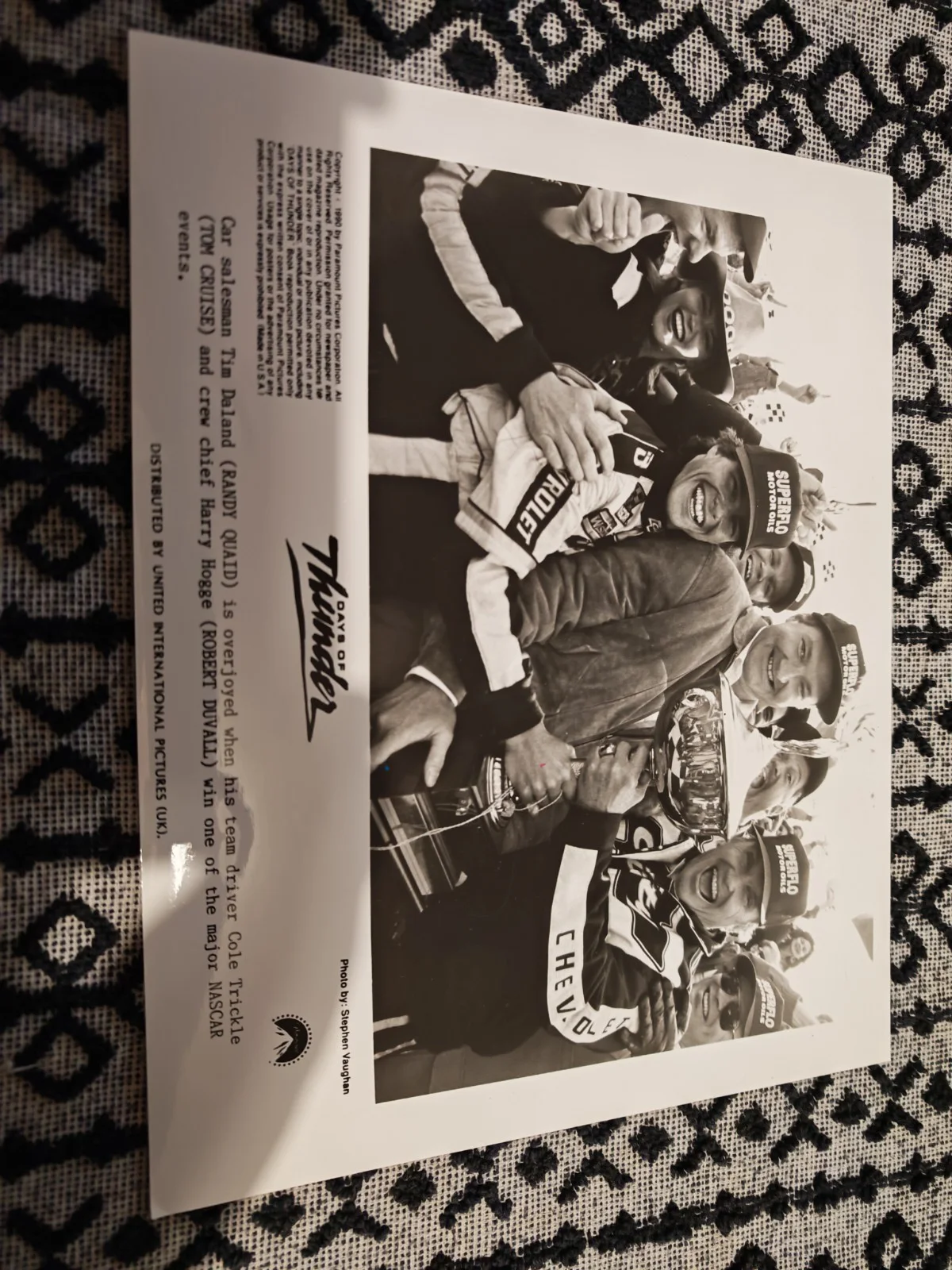 DAYS OF THUNDER 1990 Tony Scott B&W 8x10” Press Photos Tom Cruise job lot, изображение 5