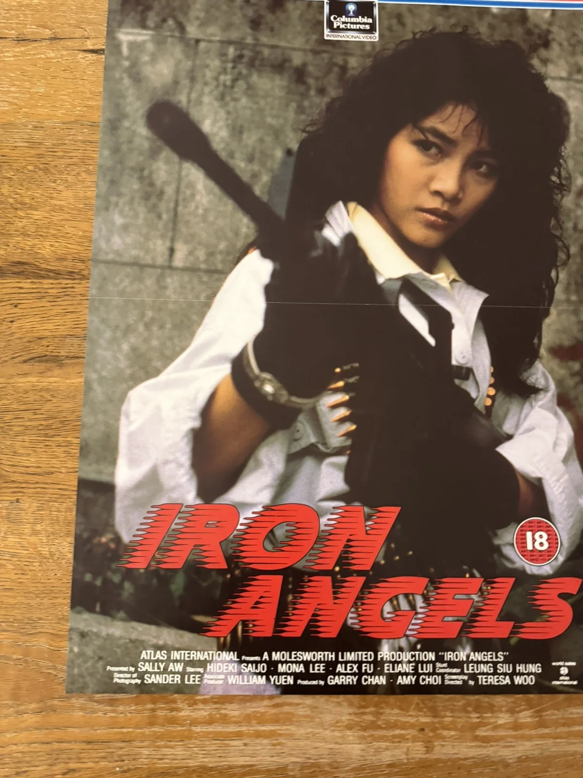 Iron angels 1987 Video Shop VHS Poster rare, изображение 3