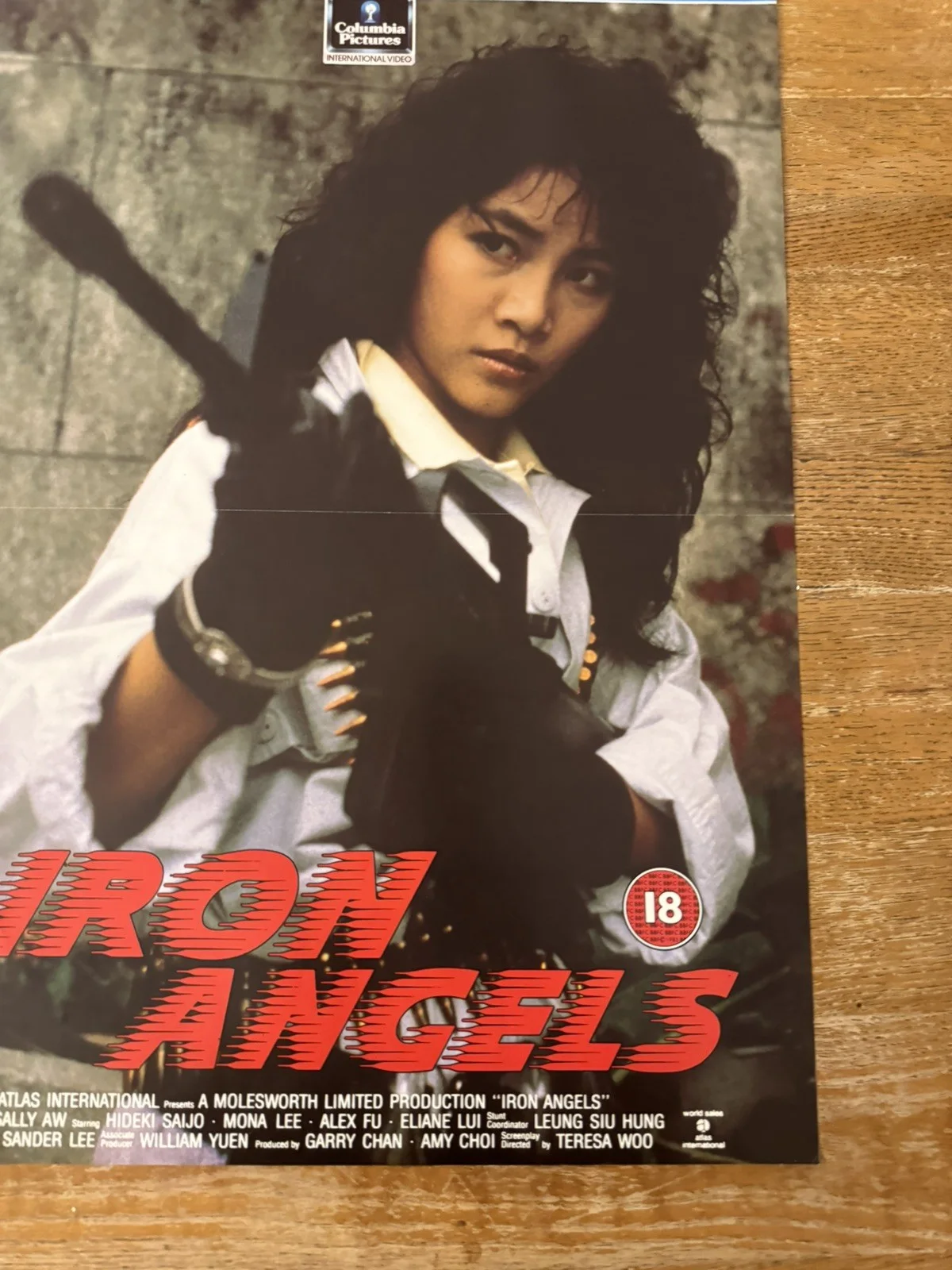 Iron angels 1987 Video Shop VHS Poster rare, изображение 4