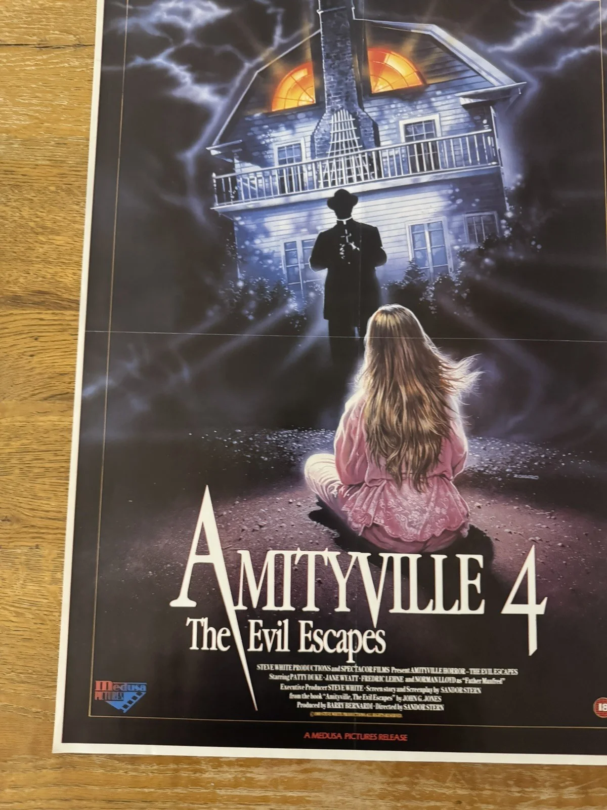 Amityville 4 Video Shop VHS Poster rare, изображение 4