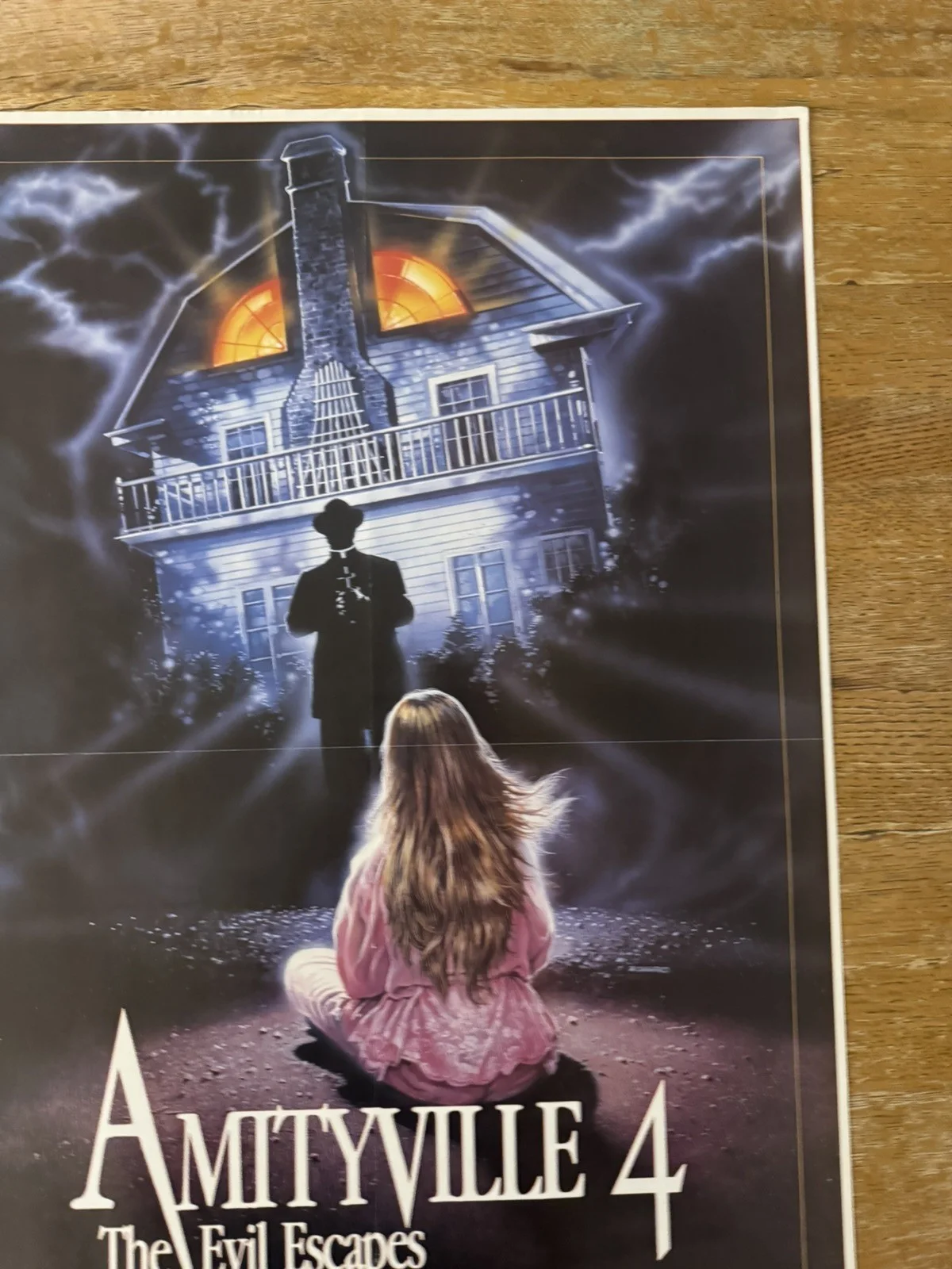 Amityville 4 Video Shop VHS Poster rare, изображение 5