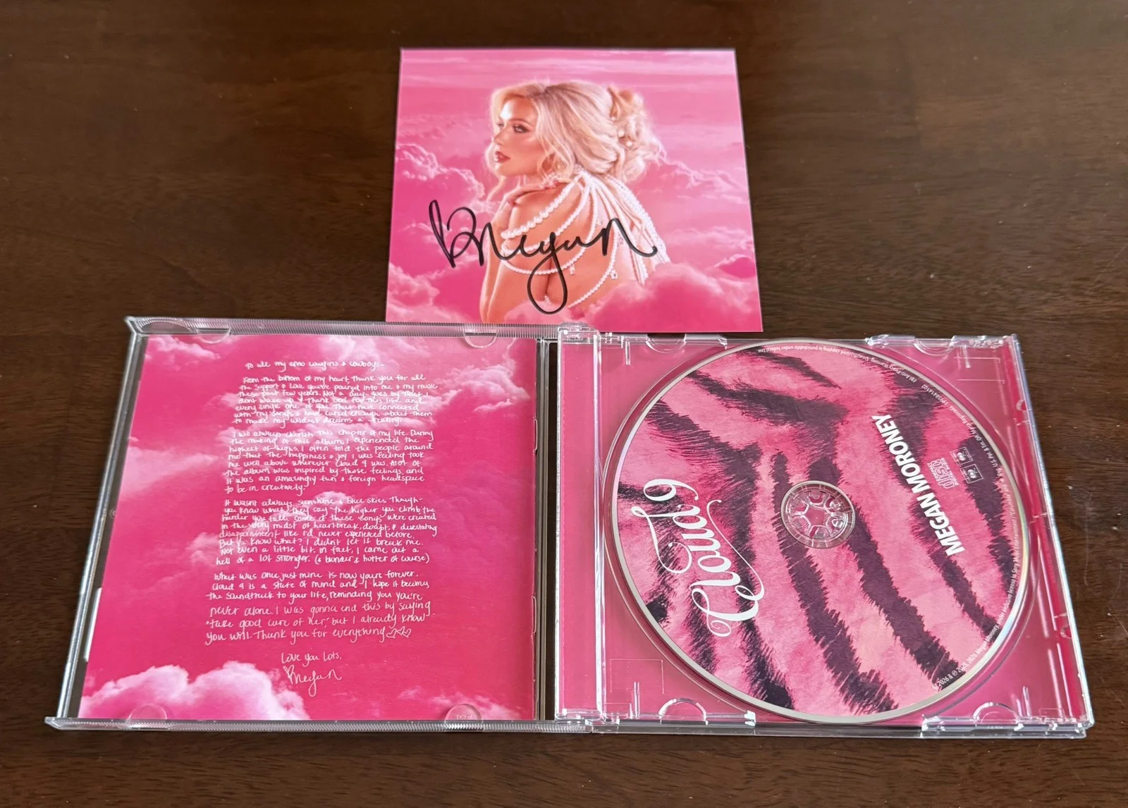 Megan Moroney Cloud 9 CD with autographed booklet insert ready to ship, image 3