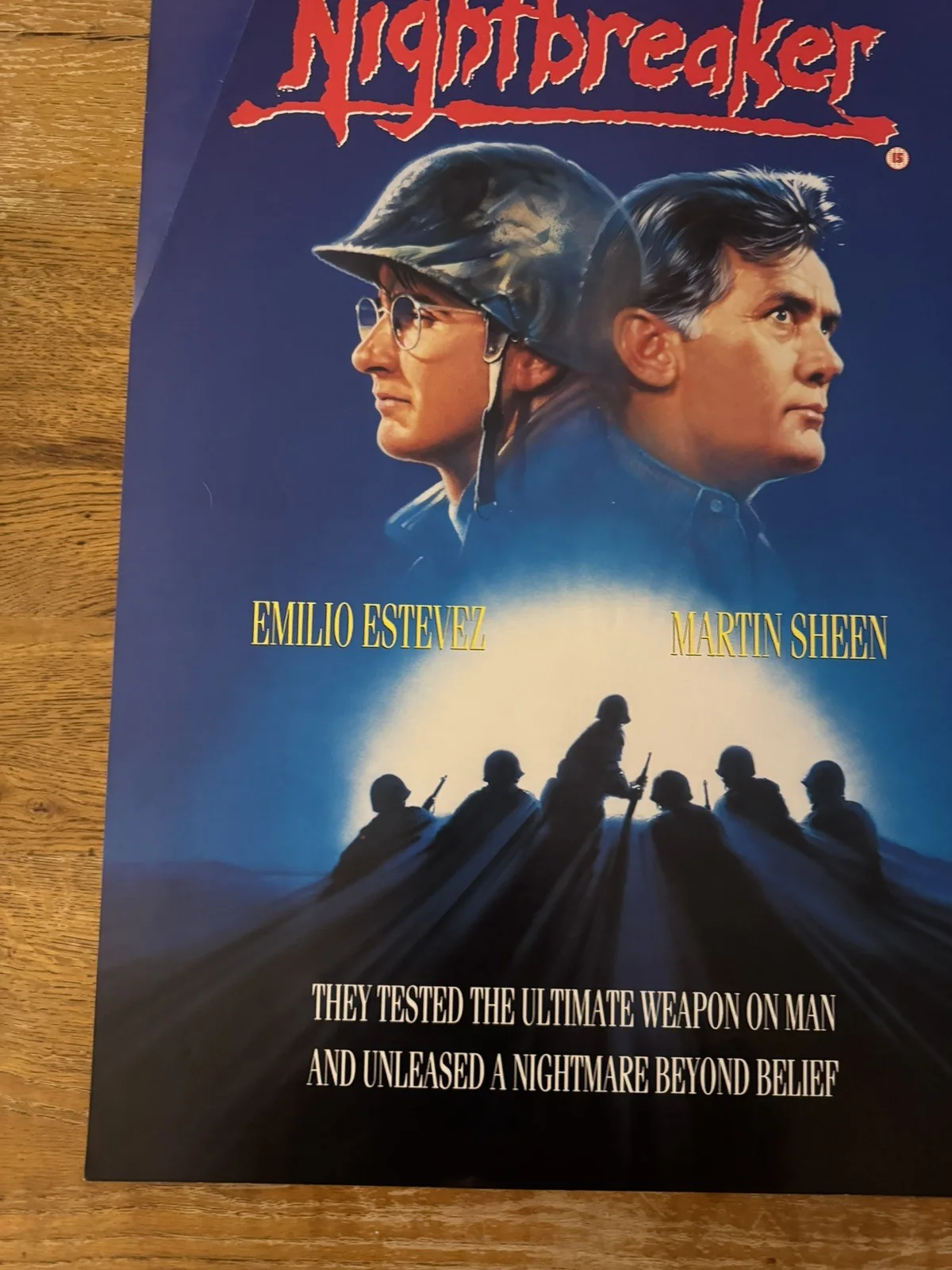 Nightbreaker 1989 Video Shop VHS Poster rare, изображение 2