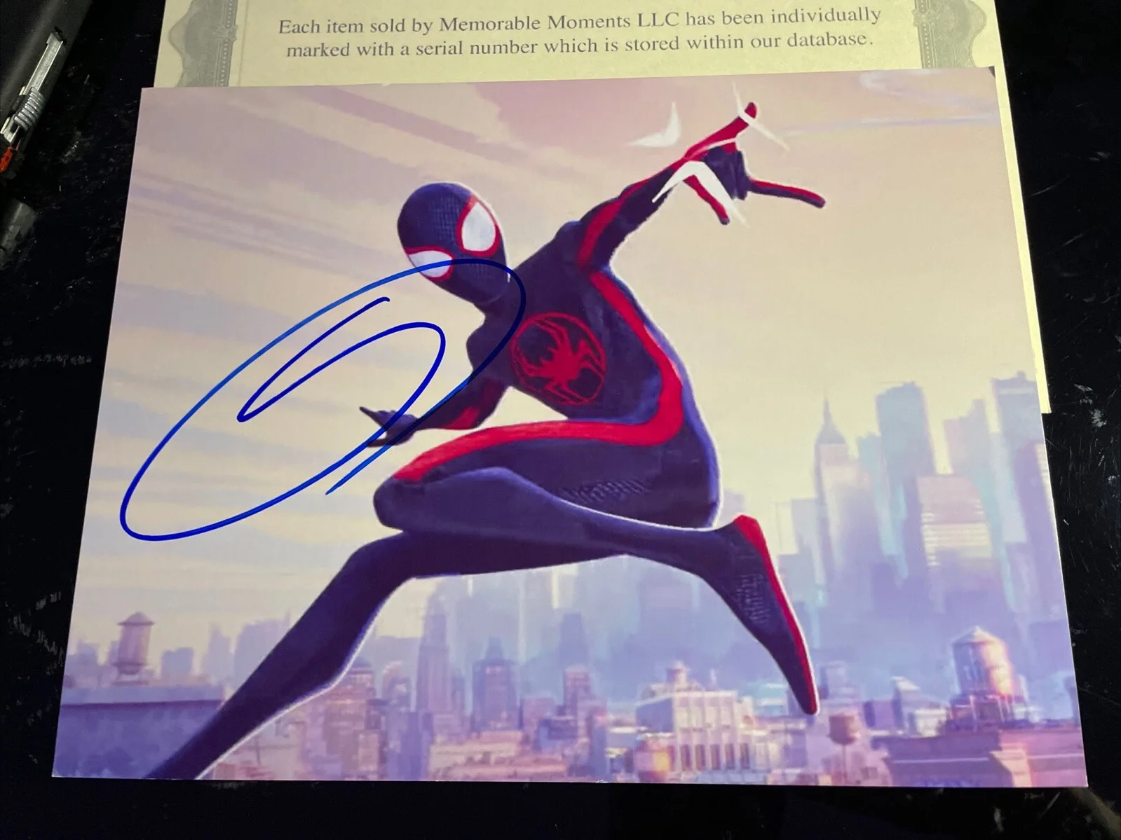 Shameik Moore — SHAMEIK MOORE AUTOGRAPH Photograph Picture COA signed photo marvel SPIDER GIRL P, изображение 3