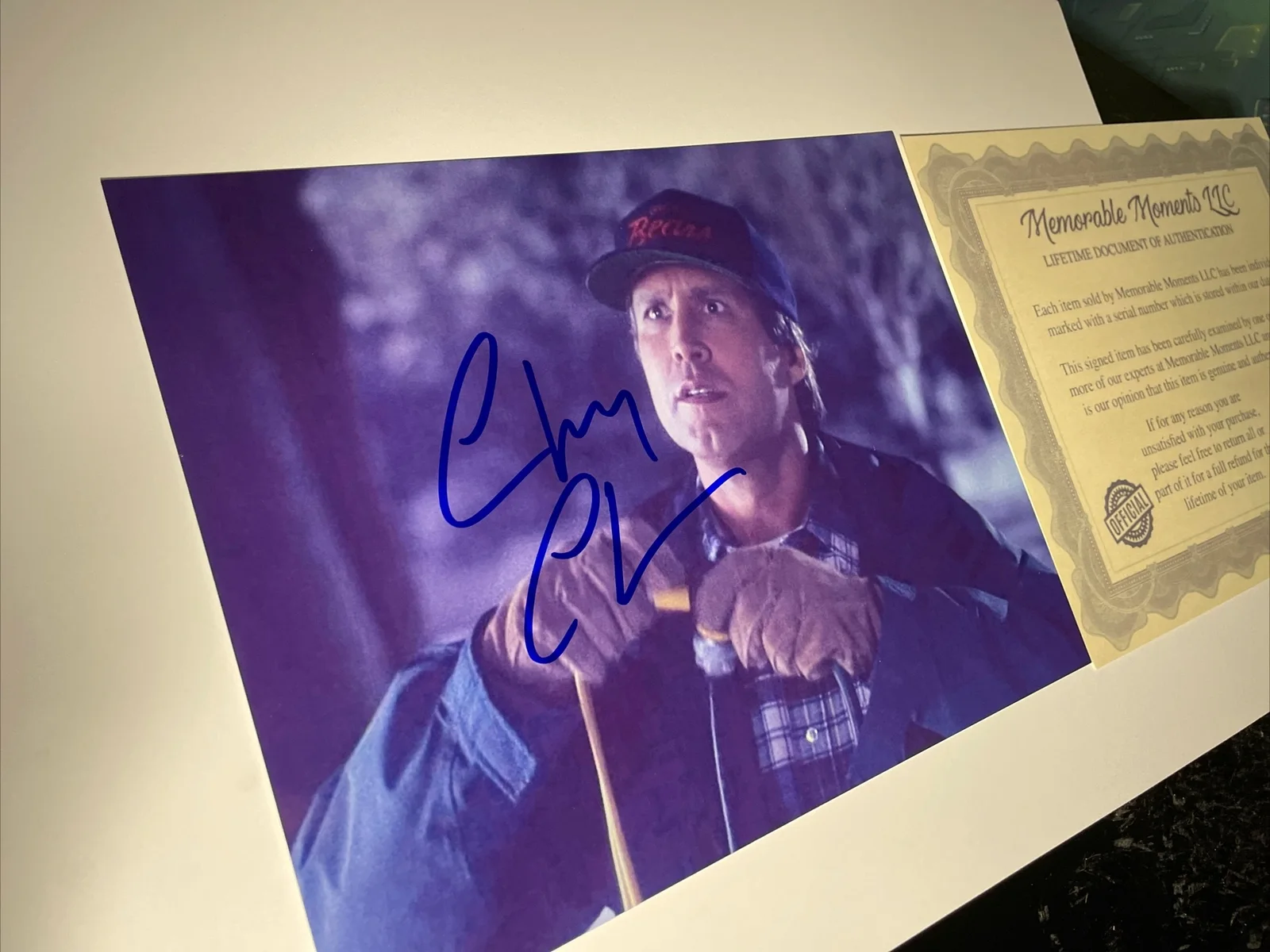 Chevy Chase — CHEVY CHASE AUTOGRAPH Photograph Picture COA Christmas Vacation signed photo P, изображение 3