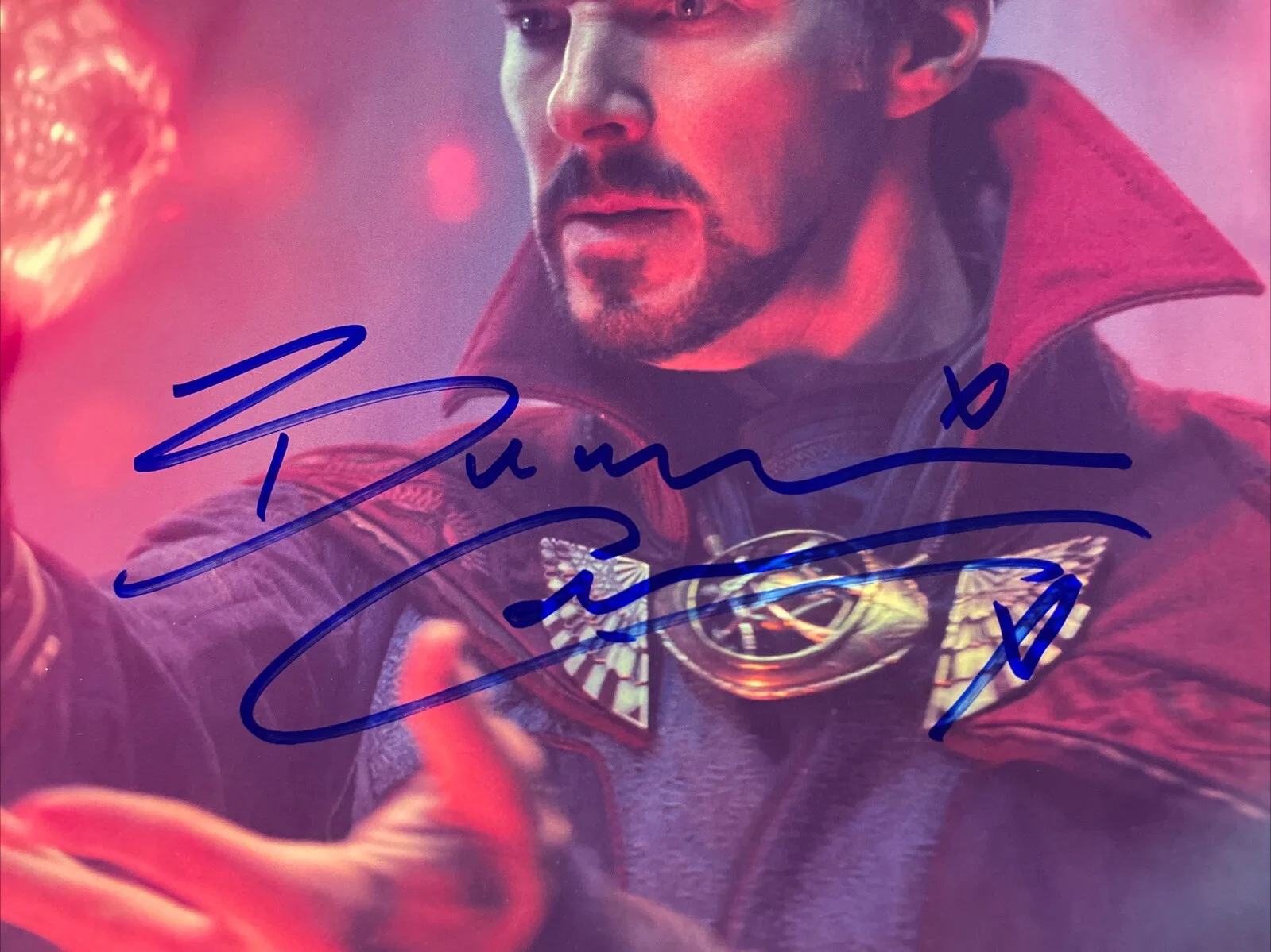 Benedict Cumberbatch — Benedict Cumberbatch Photograph Picture COA signed marvel Dr. Strange Marvel P d, image 2