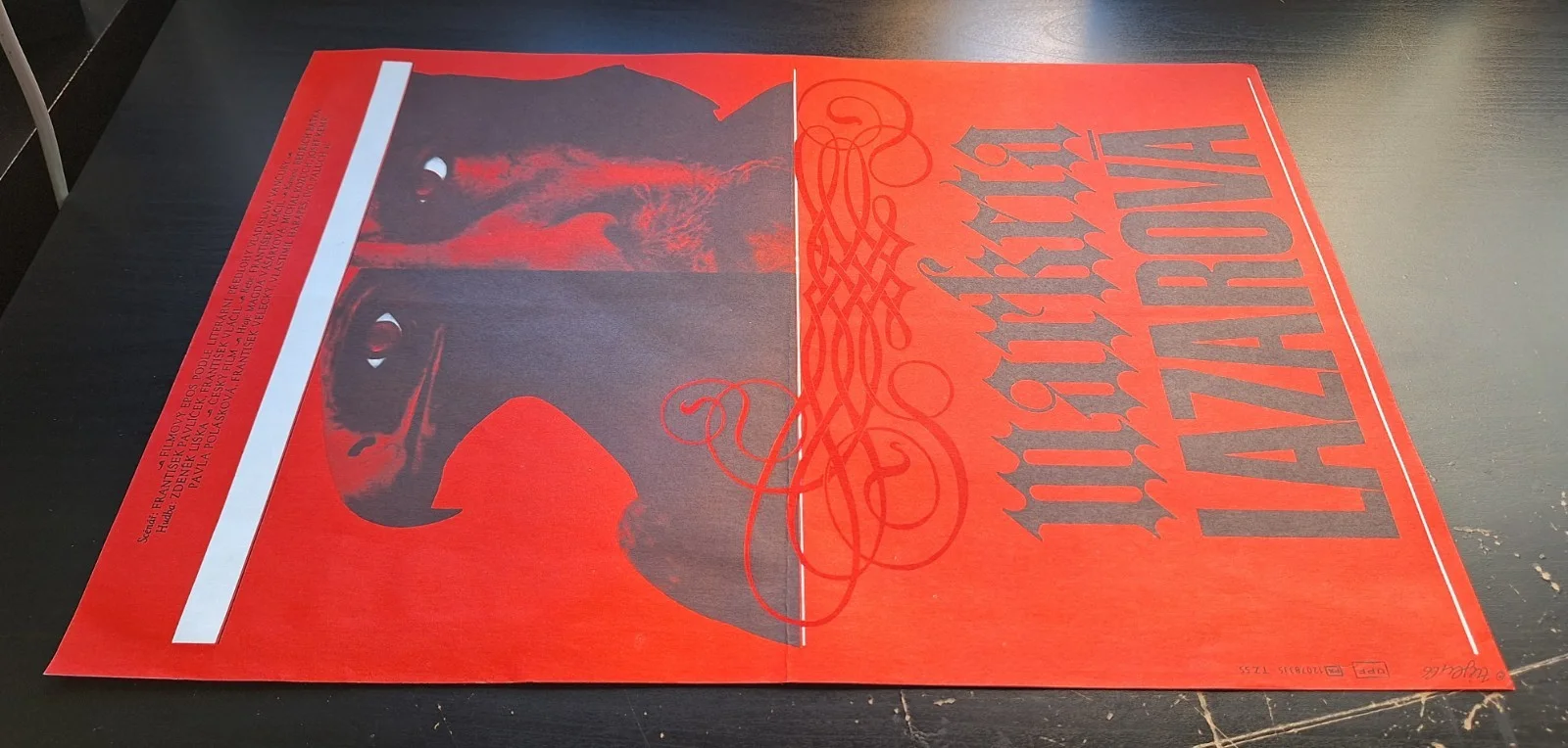 MARKETA LAZAROVA, ORIGINAL A3 CZECH MOVIE POSTER FROM 1984, ZDENEK ZIEGLER, изображение 2
