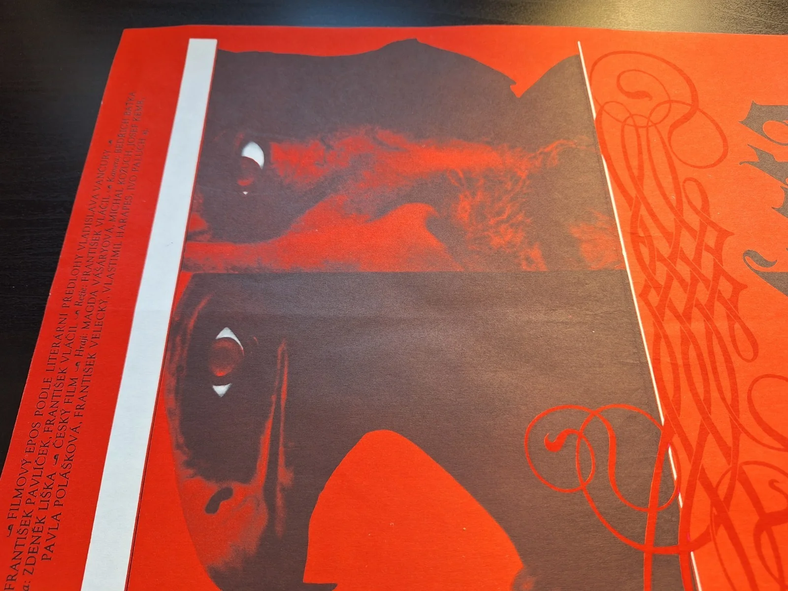 MARKETA LAZAROVA, ORIGINAL A3 CZECH MOVIE POSTER FROM 1984, ZDENEK ZIEGLER, изображение 3