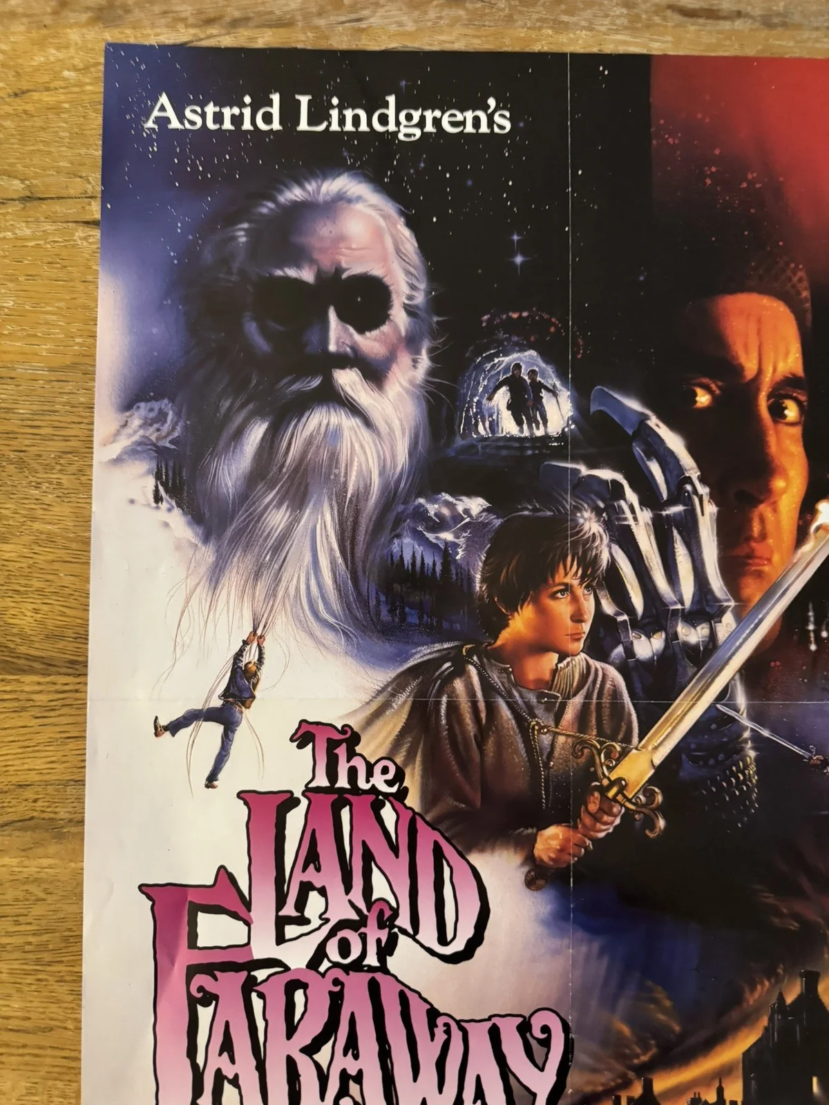 The Land Of Faraway 1987 Video Shop VHS Poster rare, изображение 3