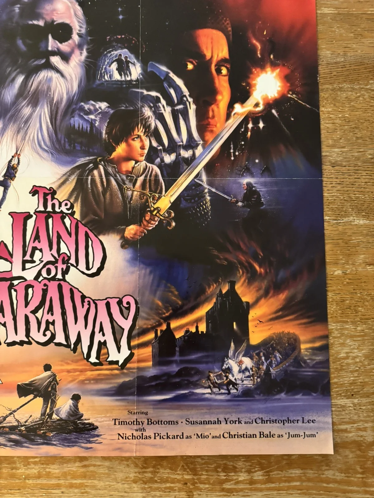 The Land Of Faraway 1987 Video Shop VHS Poster rare, изображение 4