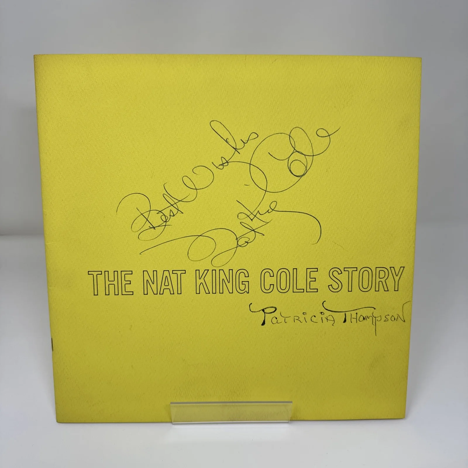 Nat King Cole Story - Autographed LP Record Booklet By Artist!, image 2