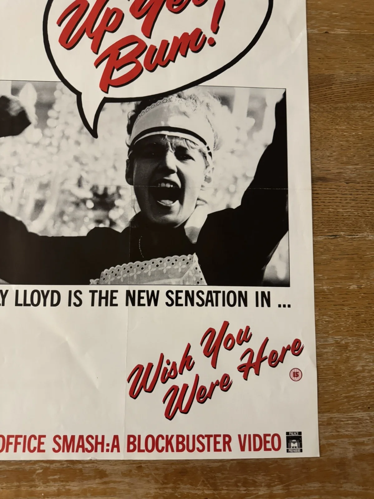 Wish you were here 1987 Video Shop VHS Poster rare, изображение 3