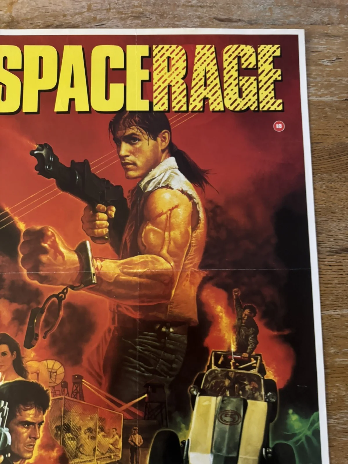 Spacerage 1985 Video Shop VHS Poster rare, изображение 4