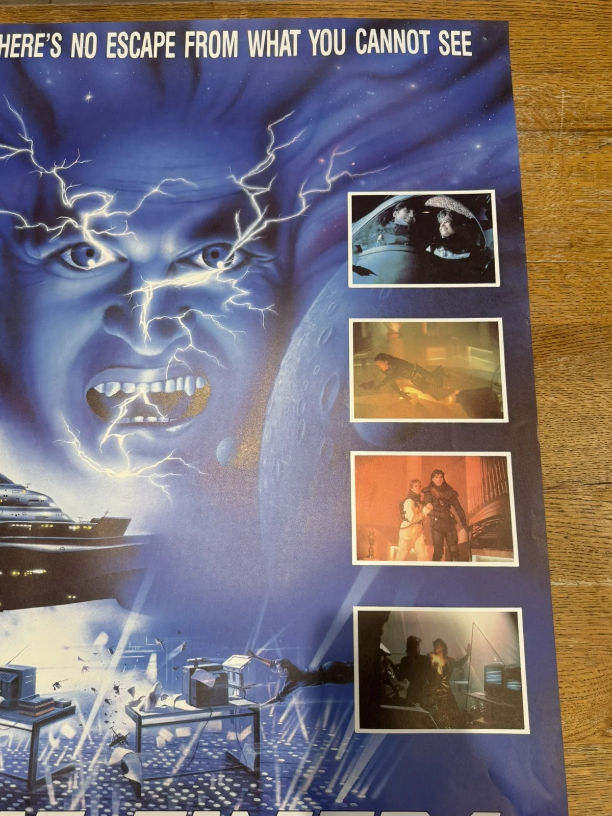 Night Flyers 1987 A1 Video Shop VHS Poster rare, image 2
