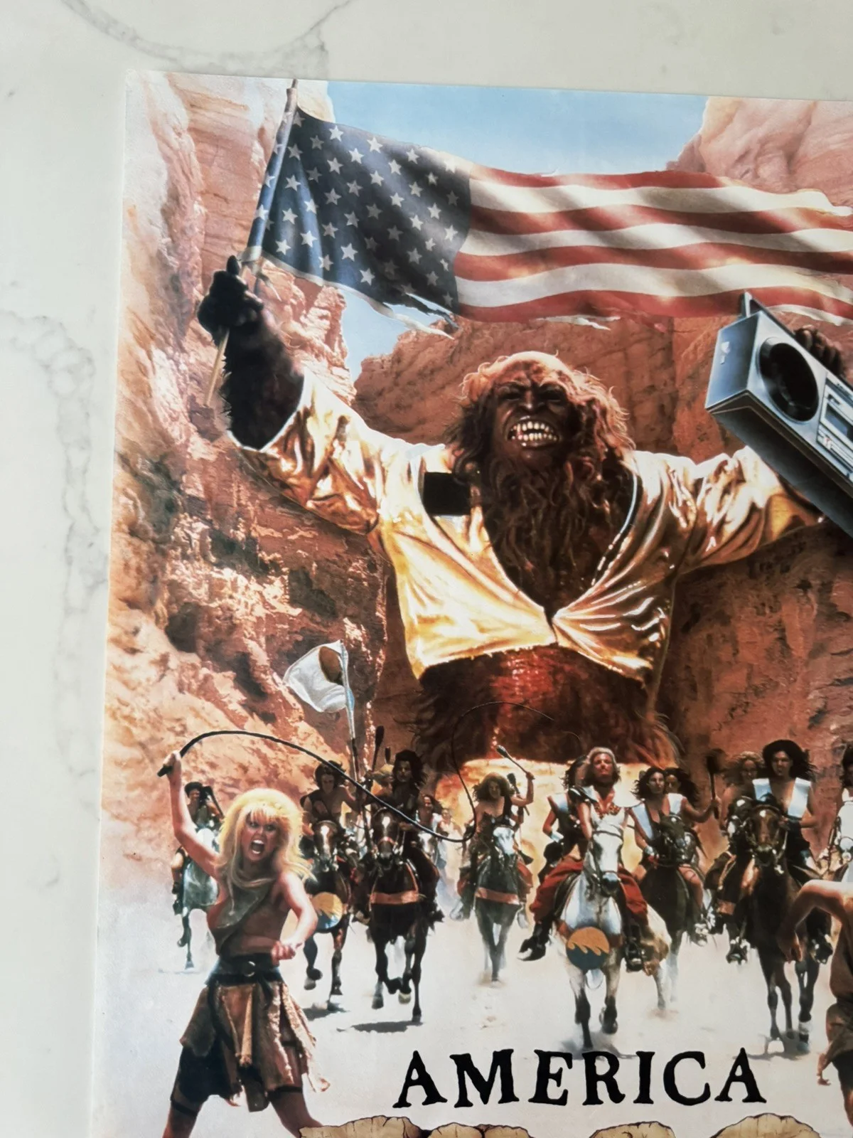 America 3000 1988 video movie shop poster, изображение 4