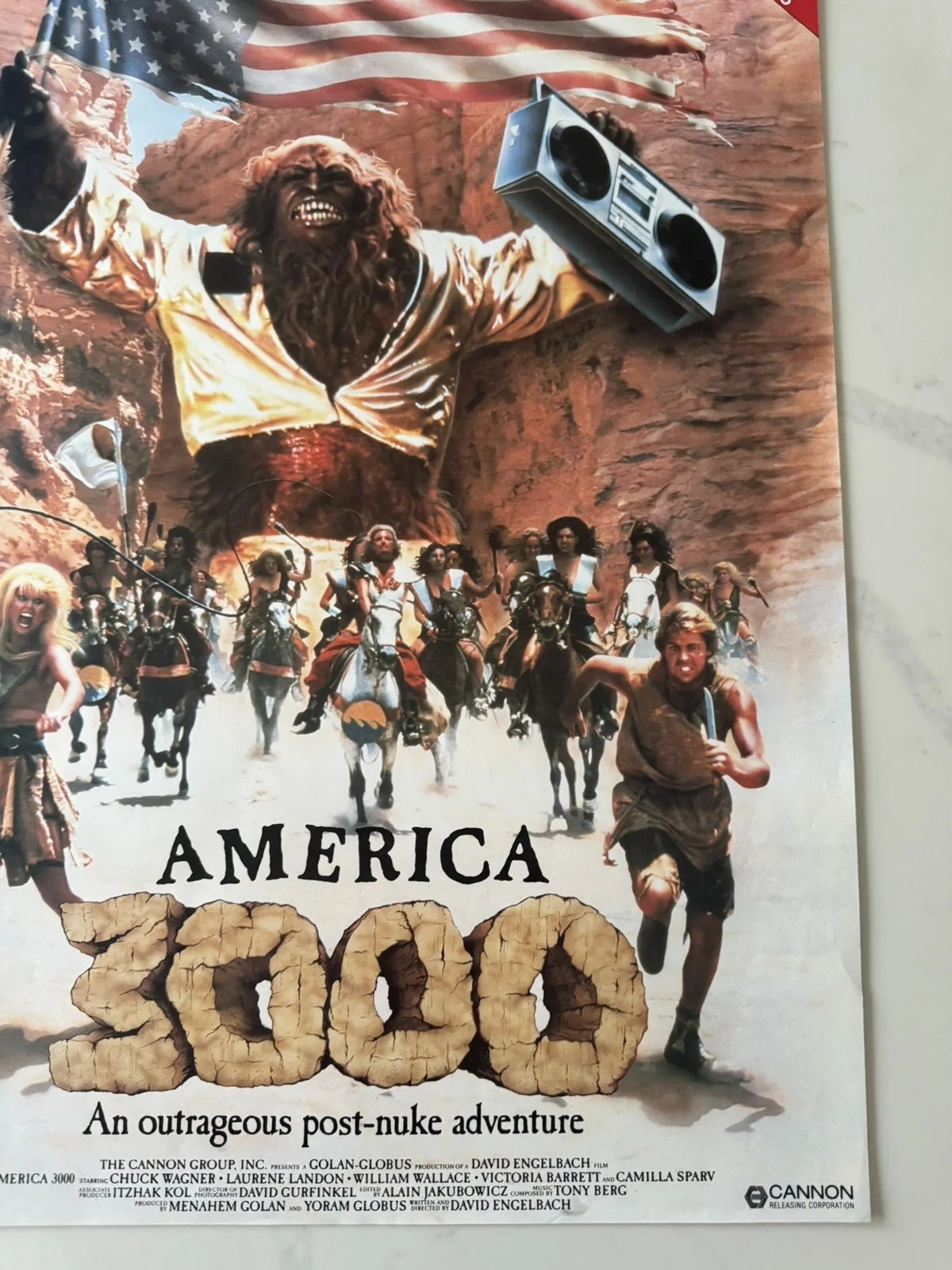 America 3000 1988 video movie shop poster, изображение 5