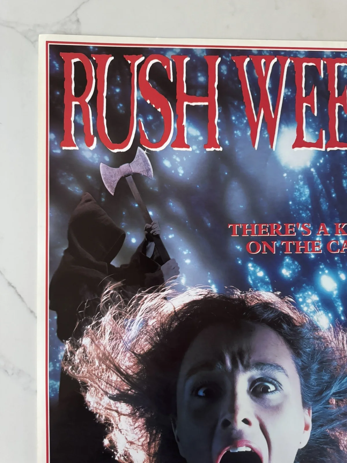 Rushweek 1989 video movie shop poster, изображение 2
