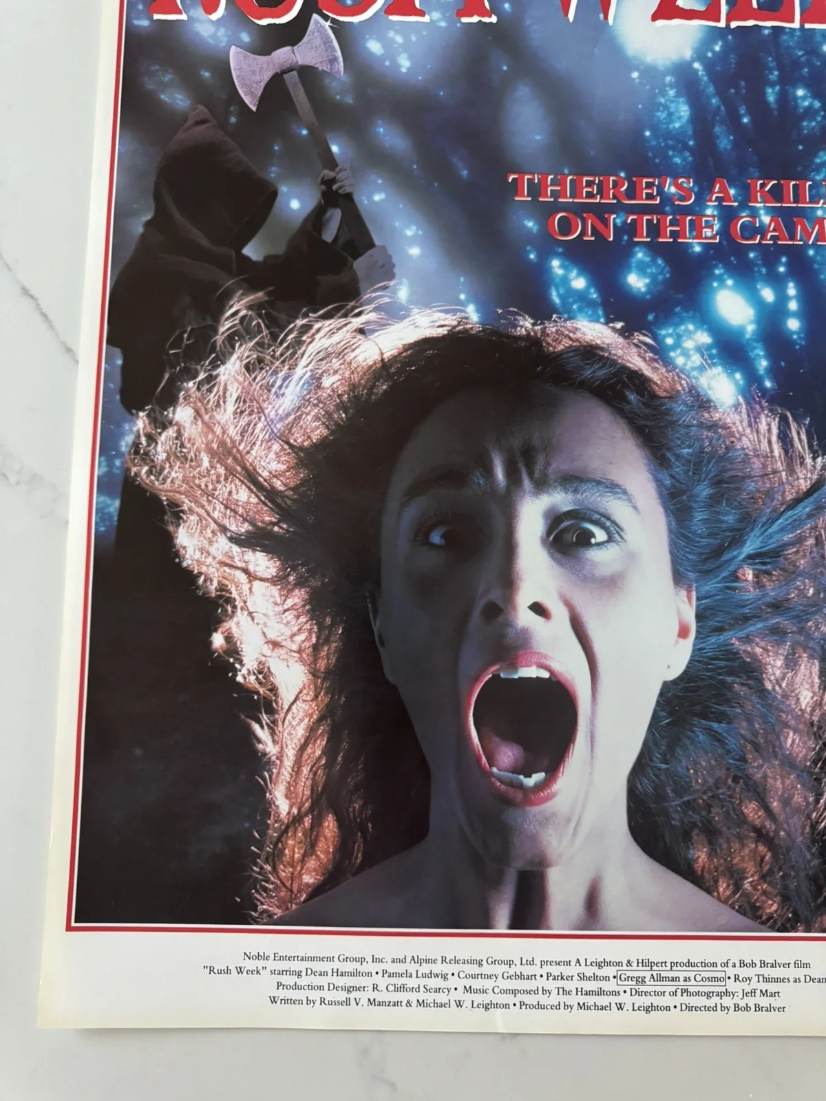 Rushweek 1989 video movie shop poster, изображение 3