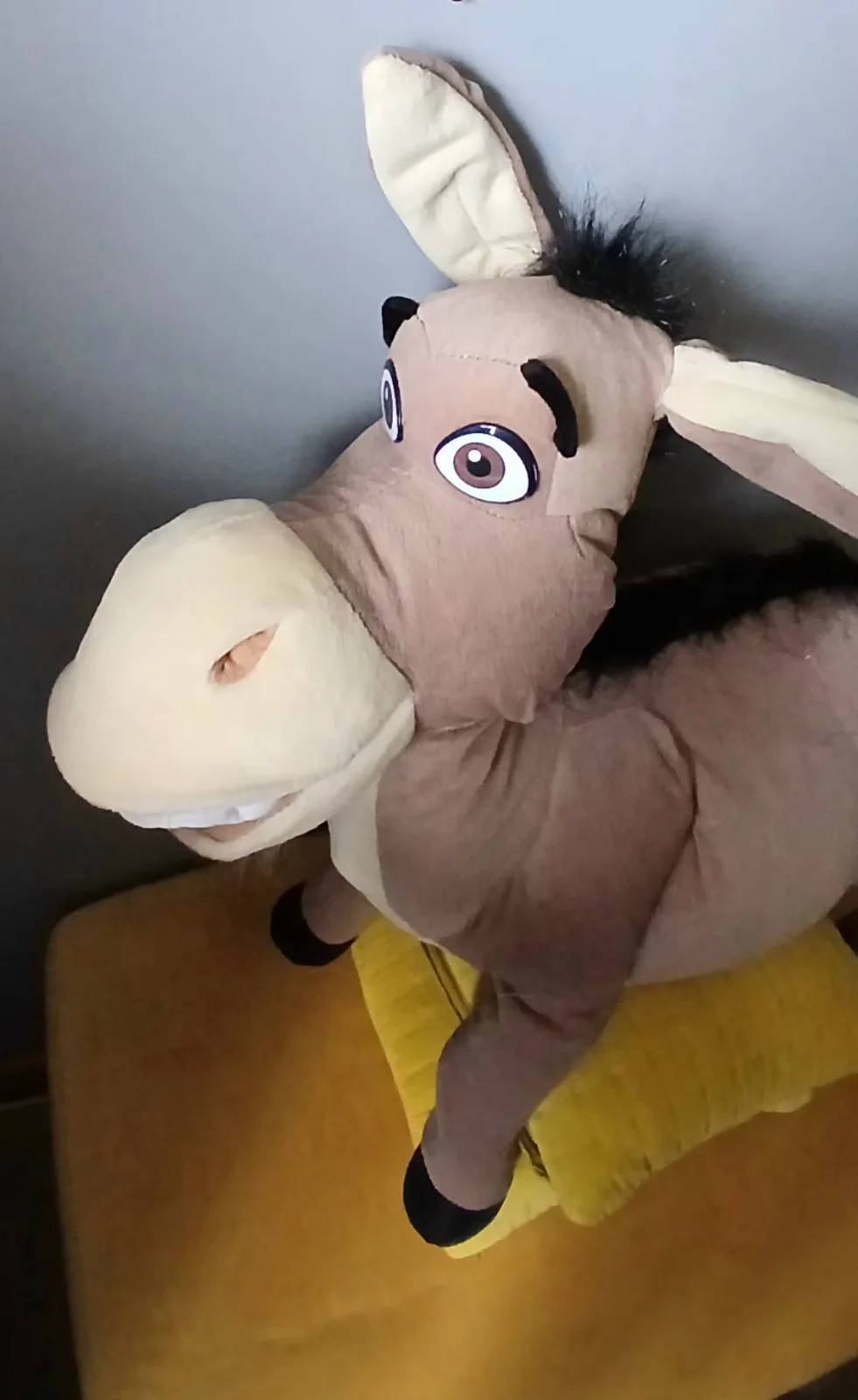 Donkey Shrek The Third Large 17 Inch Soft Toy 2007 Dreamworks Movie Character, изображение 2