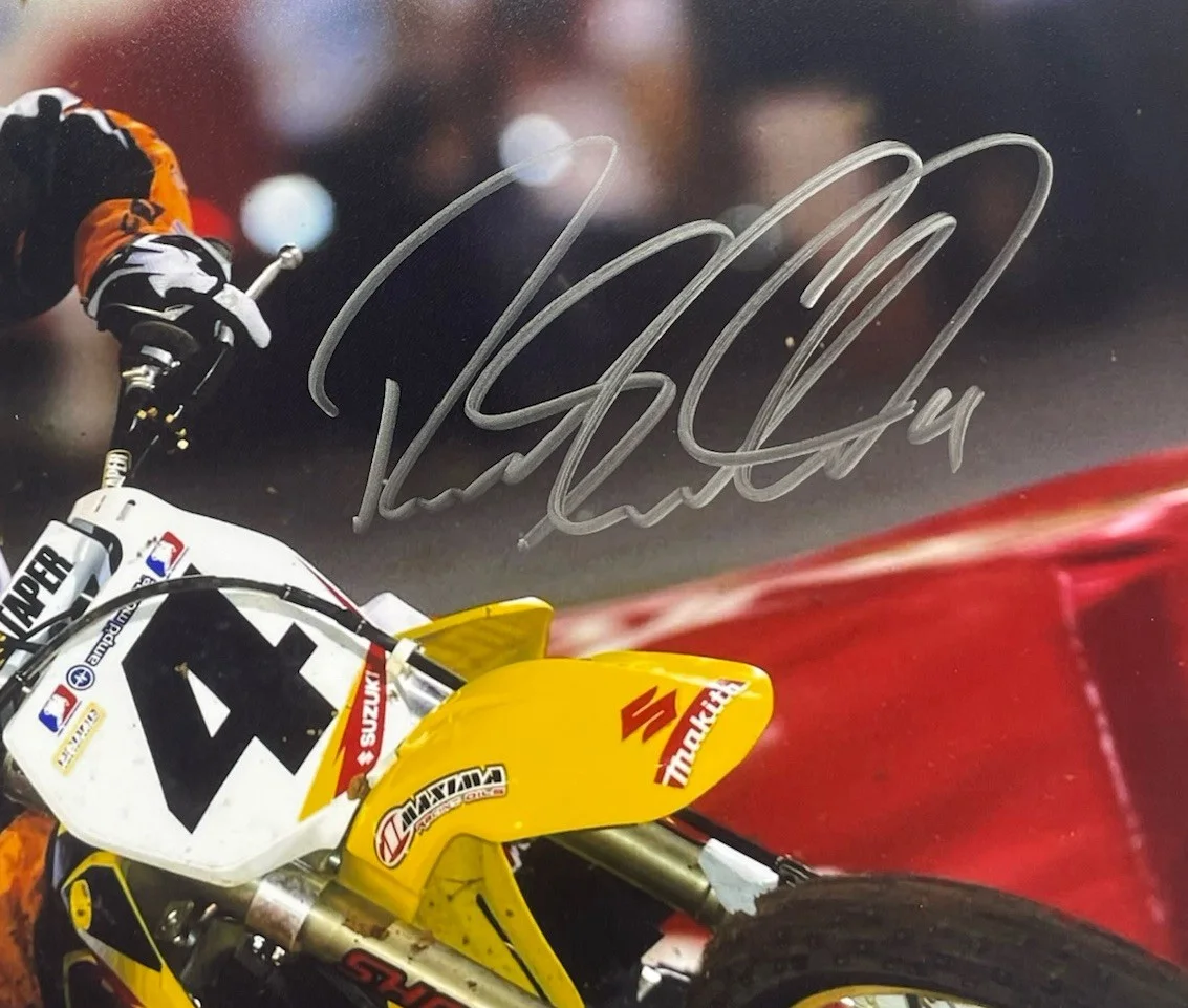 Ricky Carmichael — Ricky Carmichael Authentic Hand Signed 8x10 Photo Autograph Supercross Motocross, image 2