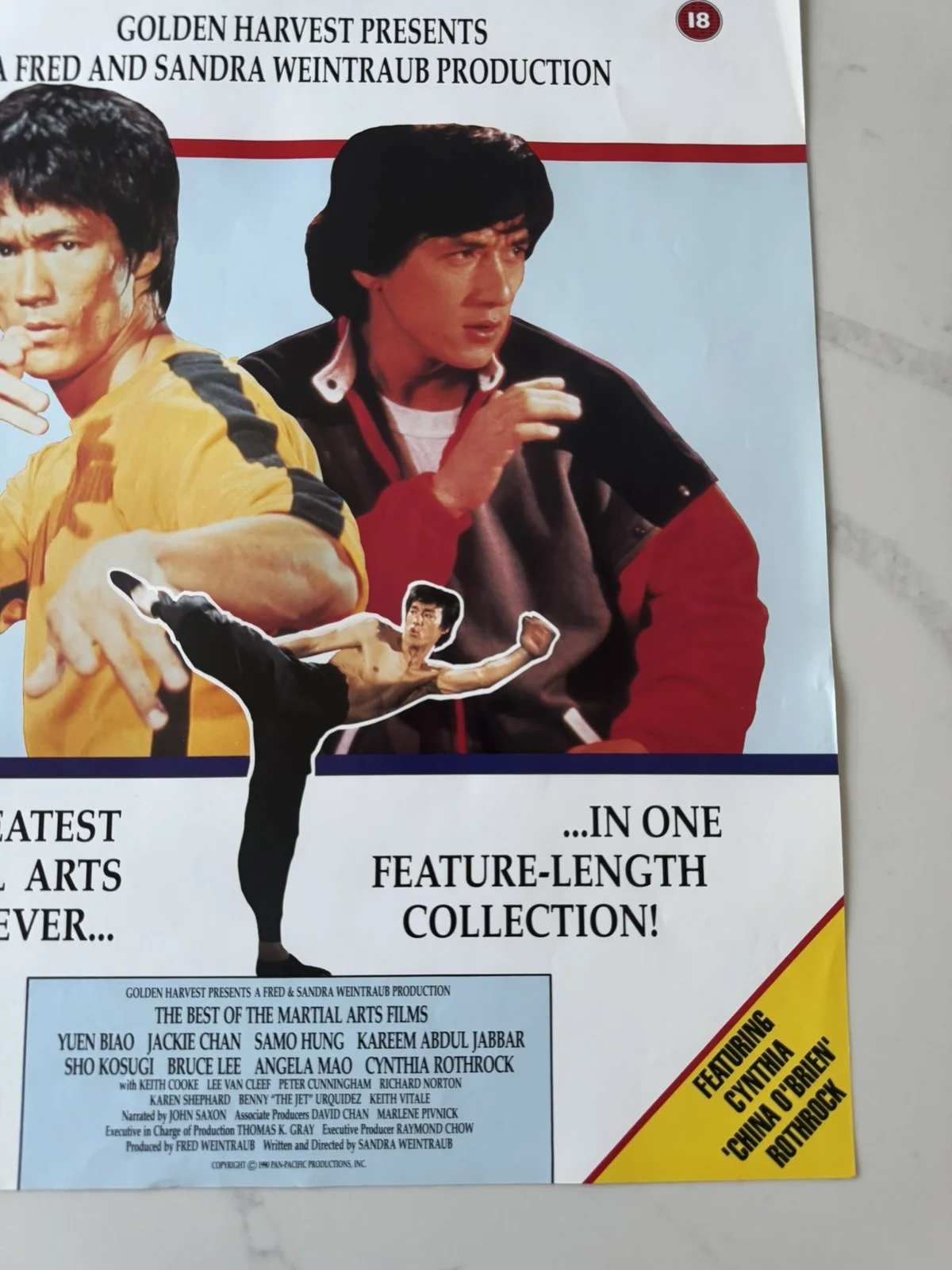 The Best of Martial Arts - Rare Video Rental Poster - Bruce Enter the Dragon Lee, изображение 3