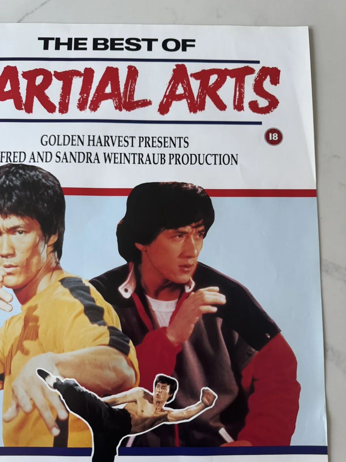 The Best of Martial Arts - Rare Video Rental Poster - Bruce Enter the Dragon Lee, изображение 4