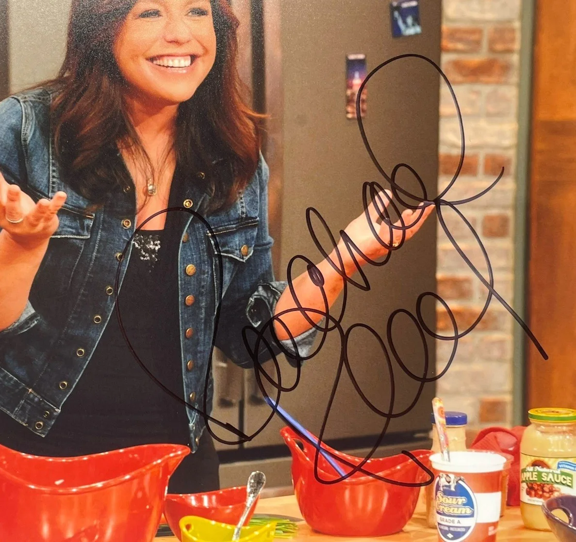 Rachael Ray — Rachael Ray Authentic Hand Signed 8x10 Photo Autograph Chef TV Host, image 2
