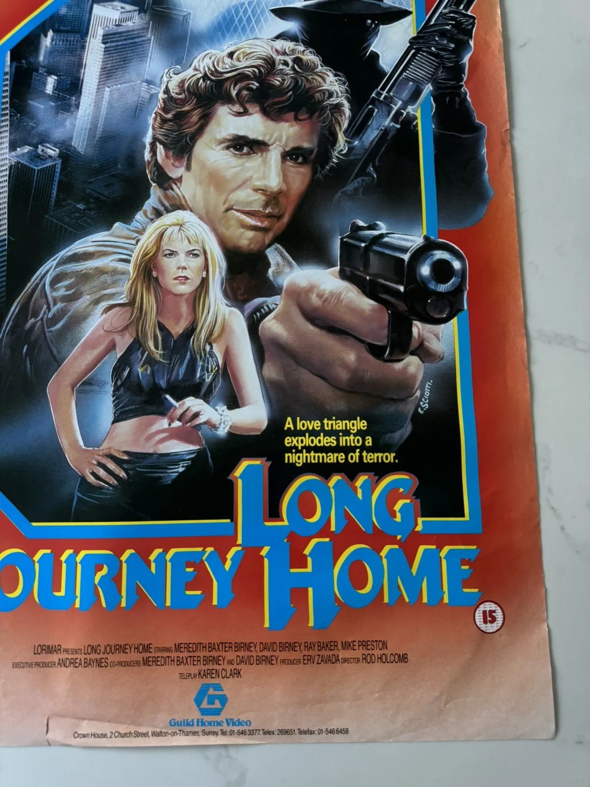 Long Journey Home 1987 Video Shop VHS Poster rare, изображение 5