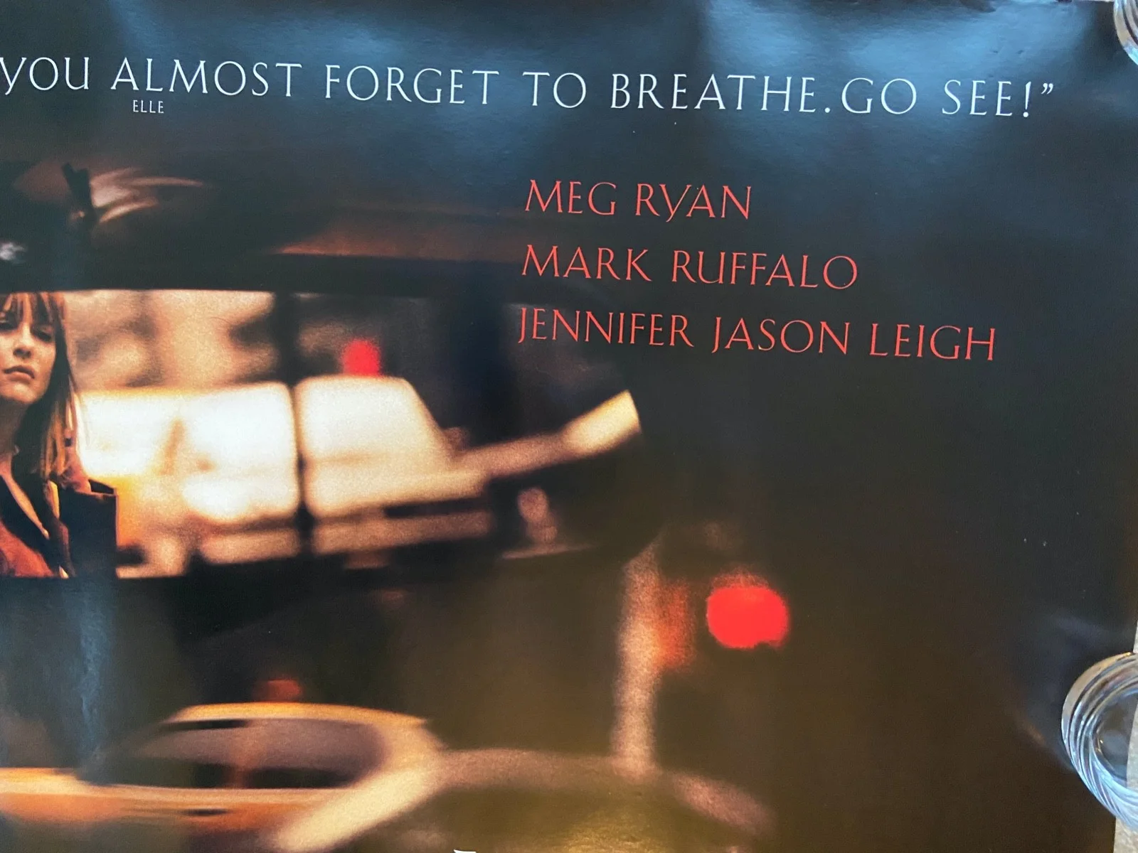 IN THE CUT Meg Ryan Mark Ruffalo UK TEASER DSQuad Cinema Poster NEW Rolled 30x40, изображение 3