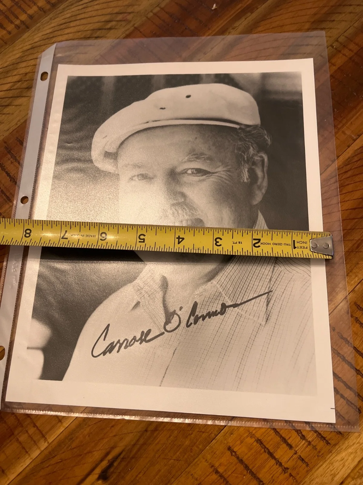 Carroll O'Connor — Carroll O'Connor Autographed Photo Actor "All In The Family" 8x10, изображение 5