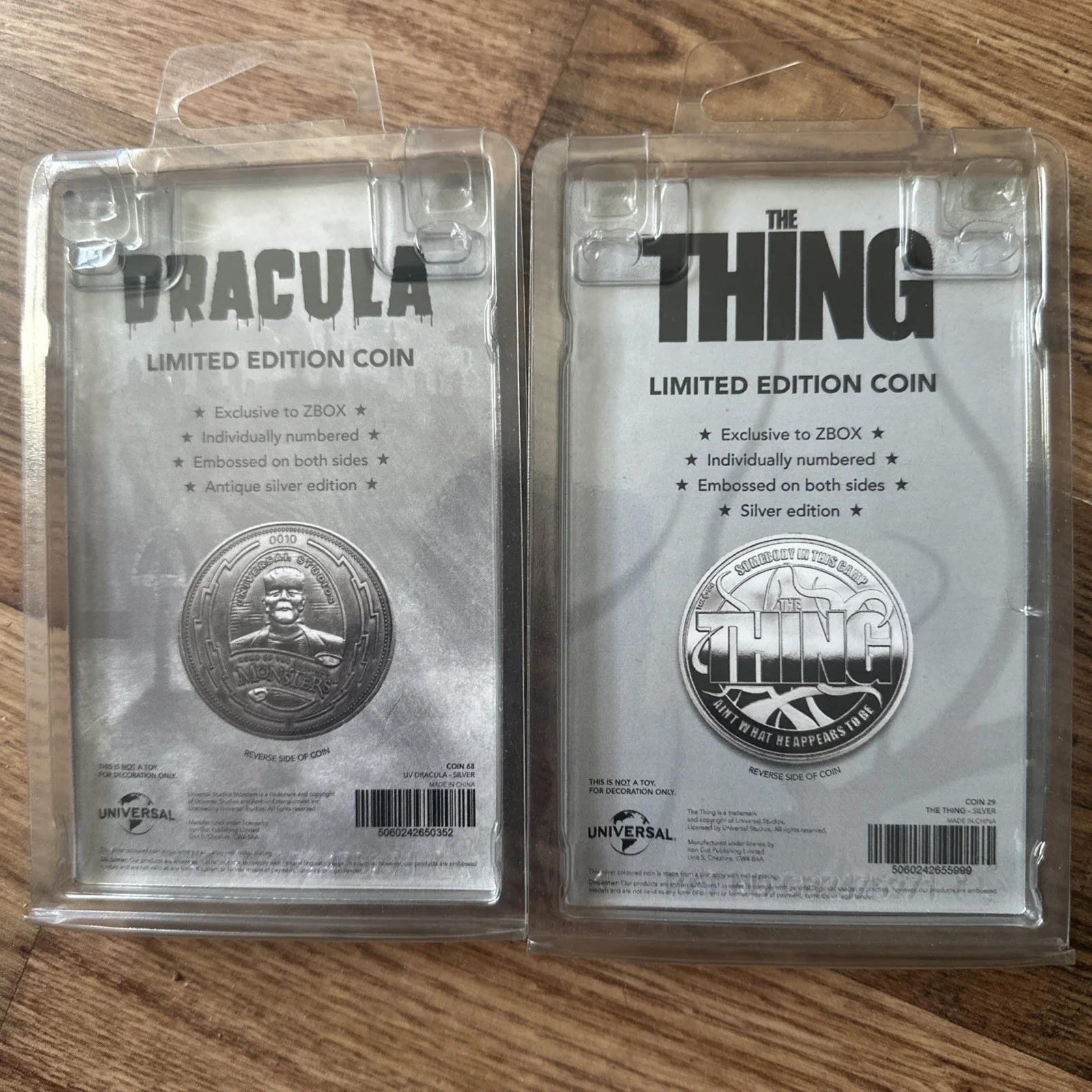 The Thing & dracula Limited Edition Coin, image 4