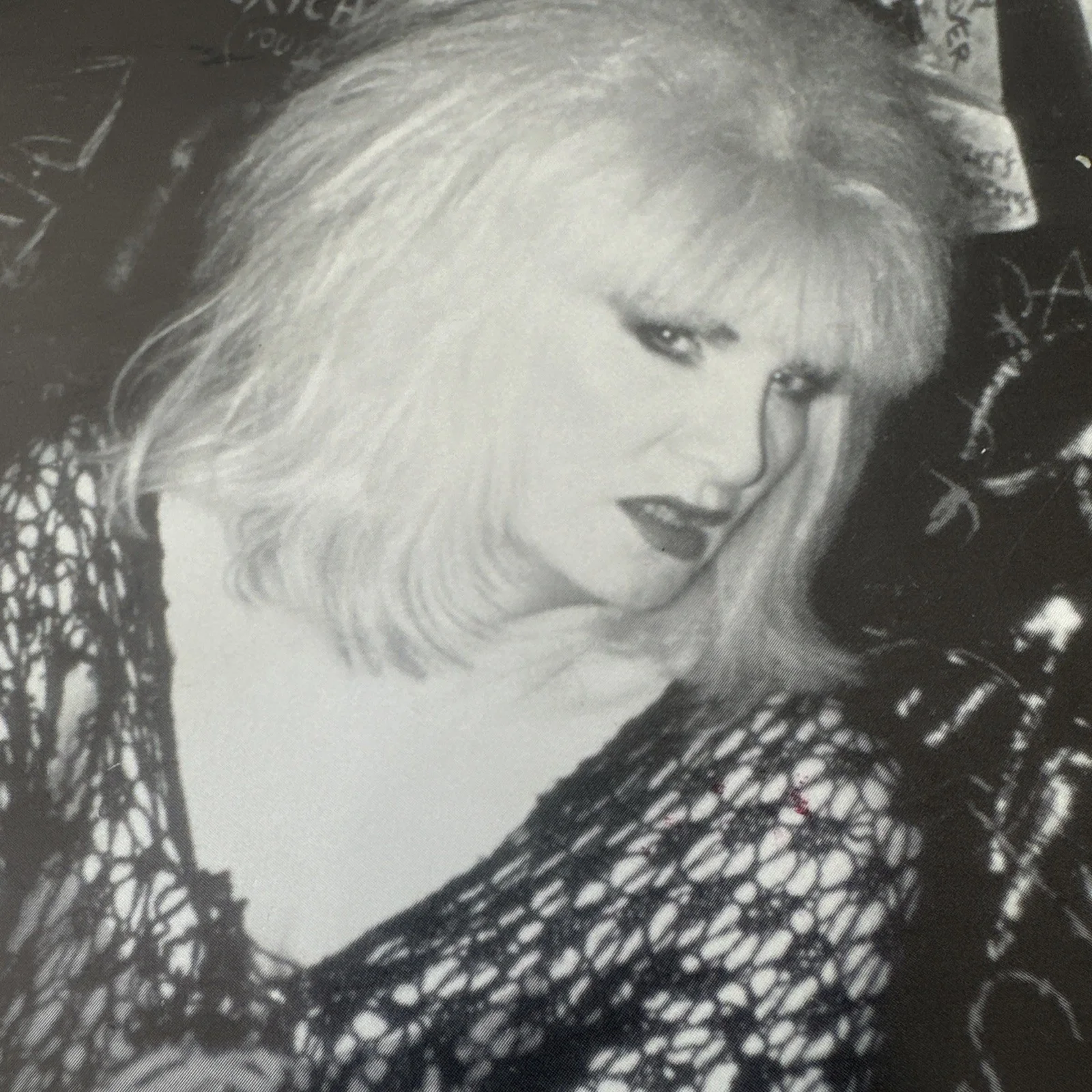 Rare Wayne JAYNE COUNTY Deviation 1995 SIGNED Press Photo 8x10” Royalty Records, image 2