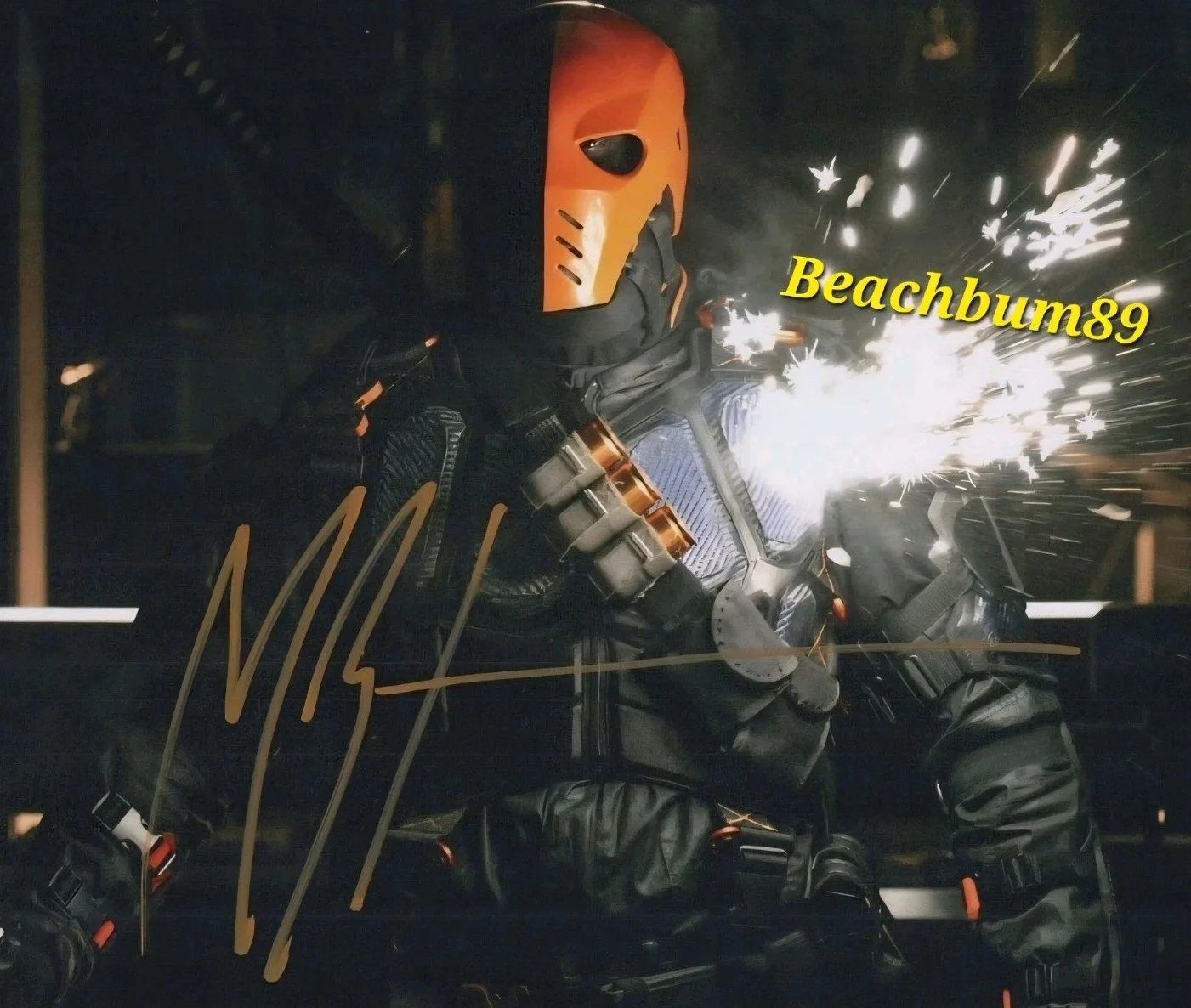 Manu Bennett — TV Series "Arrow" - MANU BENNETT as 'Deathstroke' - Signed 8x10 Photo W/COA, изображение 4