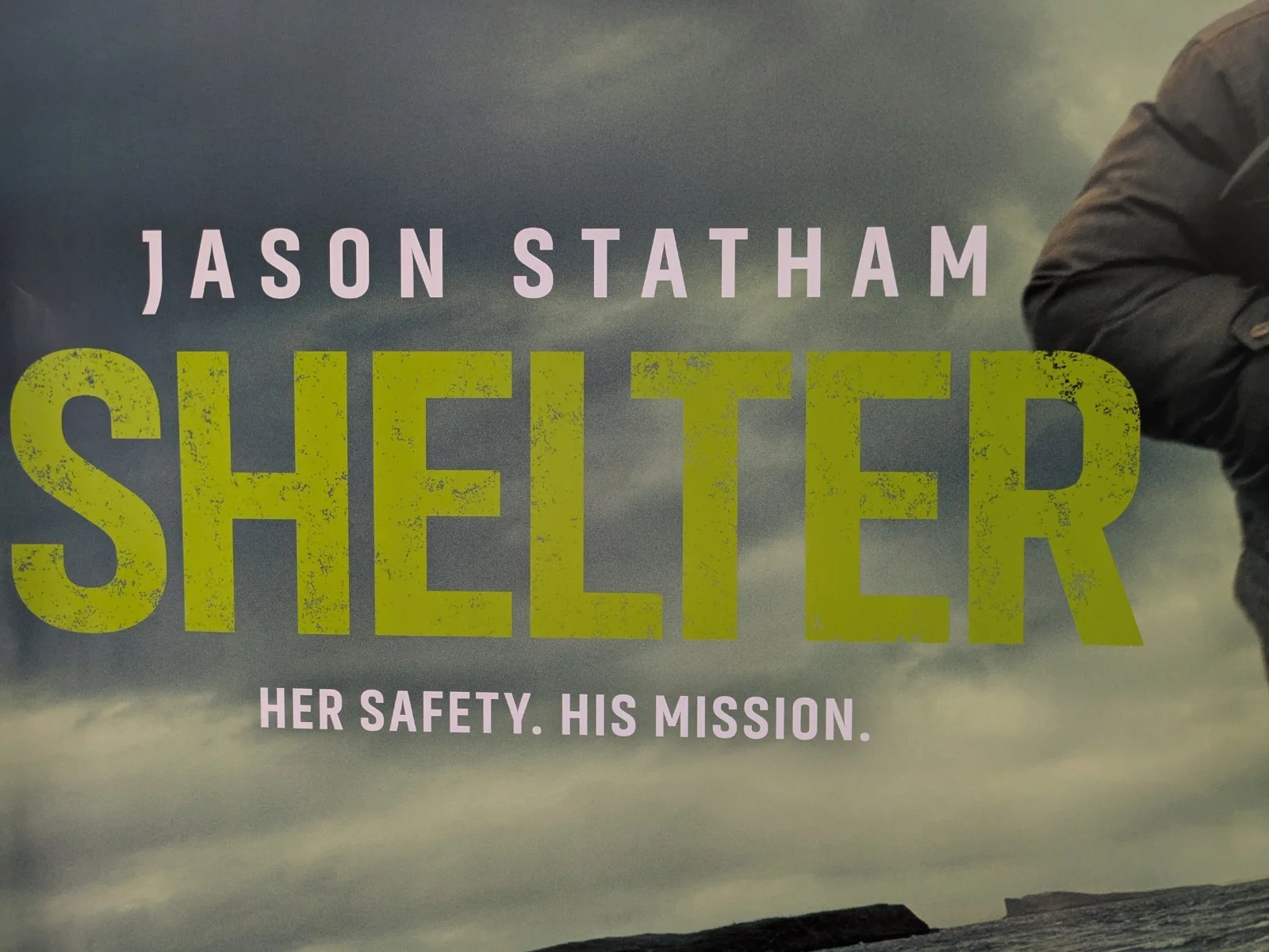 SHELTER 2026 Original Cinema Poster UK Quad Jason Statham DS Rolled MINT, изображение 3