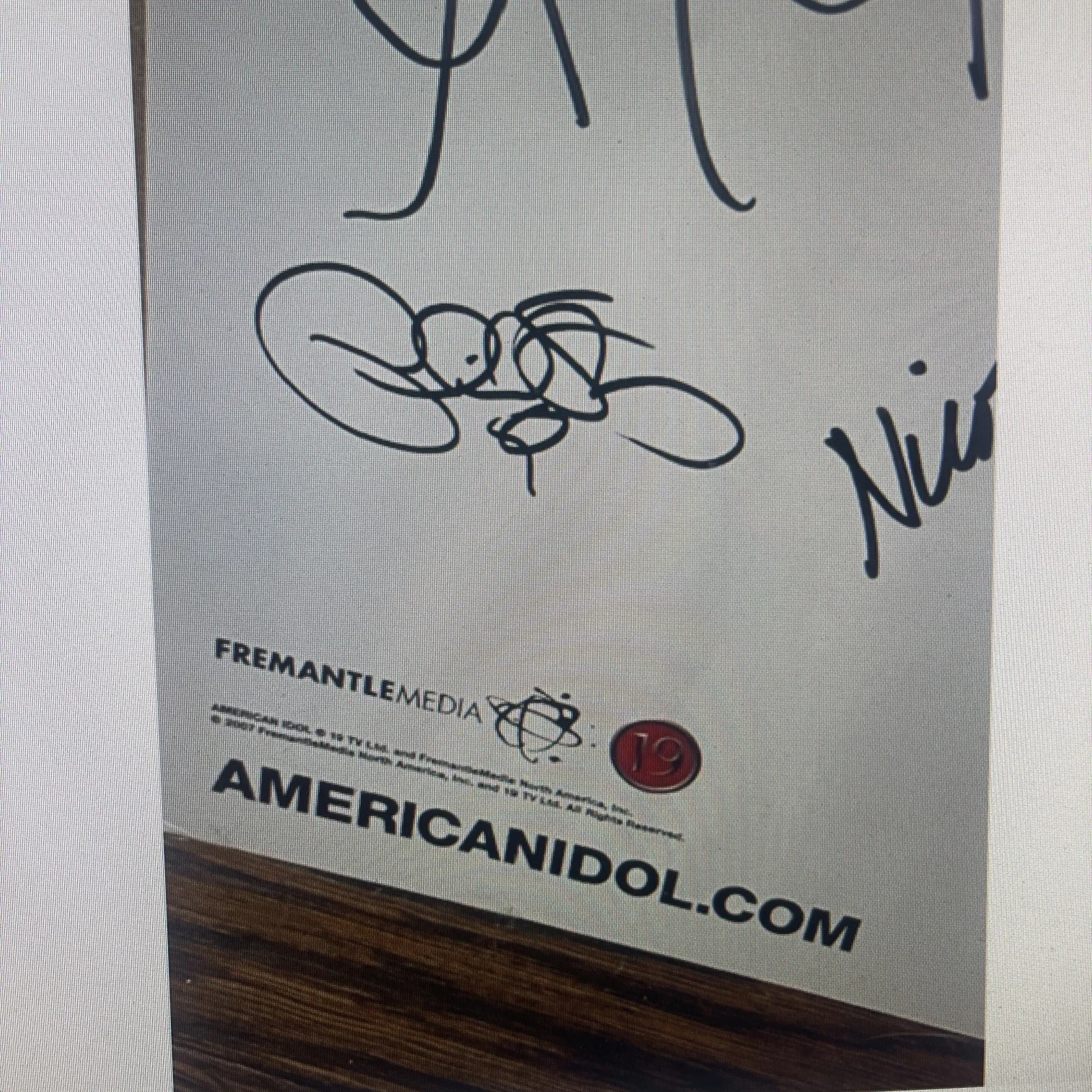 Rare 2007 AMERICAN IDOL SIGNED Season 6 POSTER Jordin Sparks Sanjaya Lewis 1/1, изображение 2