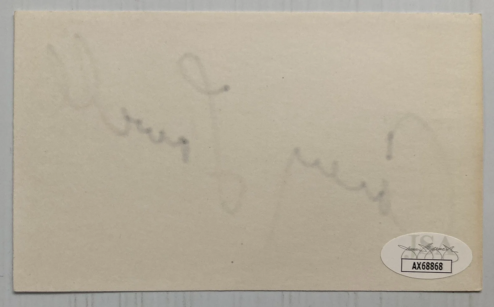 Carey Lowell — License To Kill Carey Lowell Signed Autograph 3x5 Index Card - JSA - FREE S&H!, изображение 3