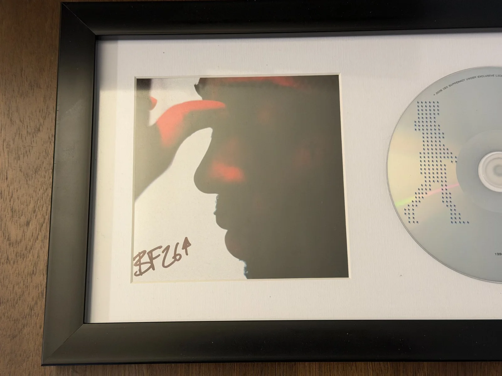 BRENT FAIYAZ SIGNED ICON FRAMED CD AUTOGRAPH AUTO, image 2