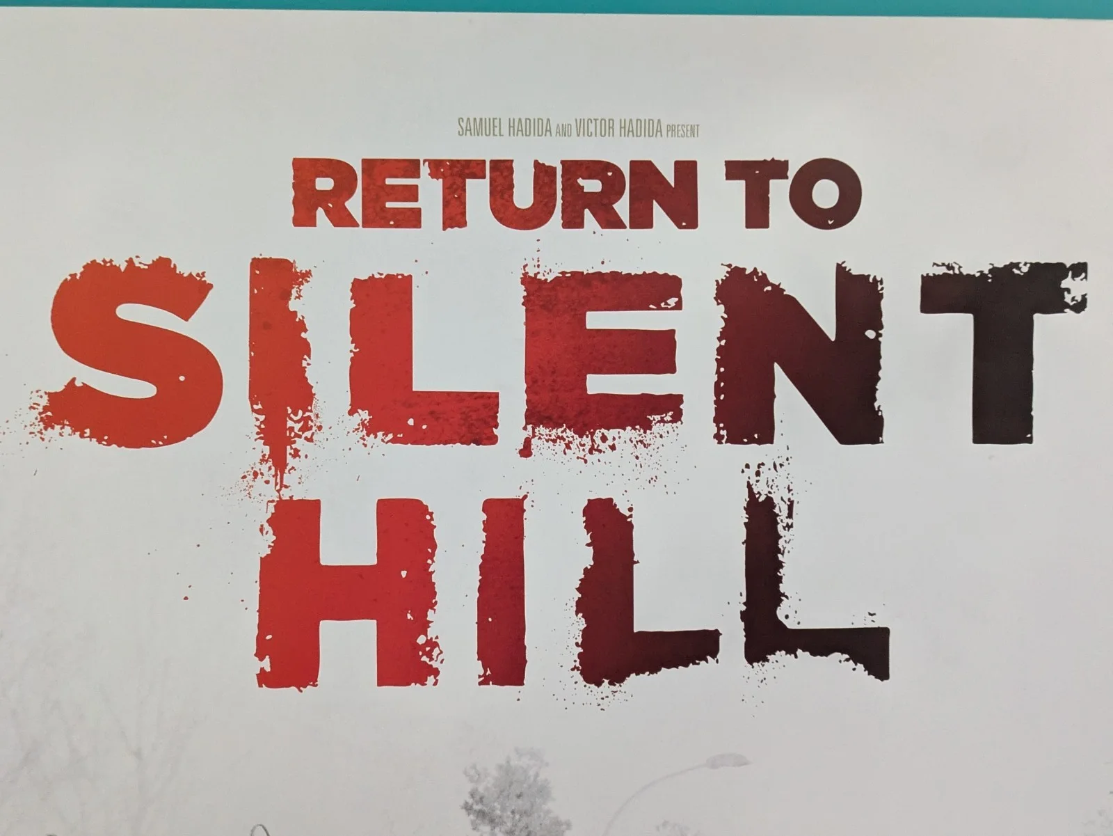 Return to Silent Hill (2026) ORIGINAL UK Cinema Quad Poster Double Sided Rolled, изображение 2