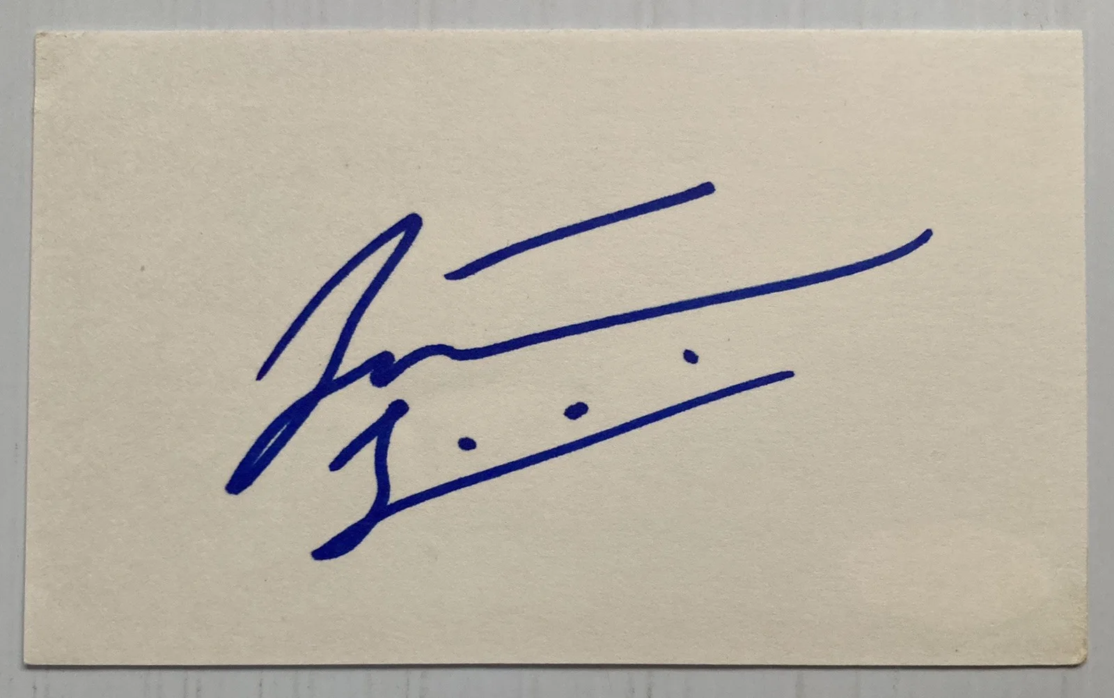 Jonathan Lipnicki — Jerry Maguire Jonathan Lipnicki Signed Autograph 3x5 Index Card - JSA - FREE S&H, image 2