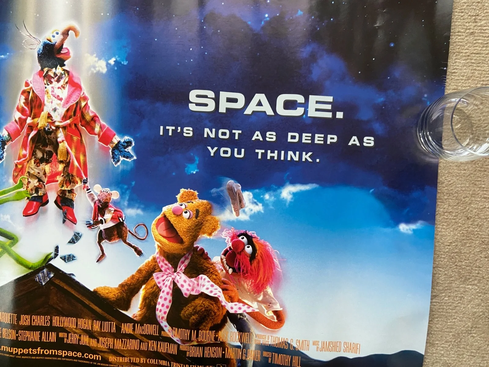 MUPPETS FROM SPACE the Xmas File Original UK Quad Cinema Poster NEW 30x40, изображение 3