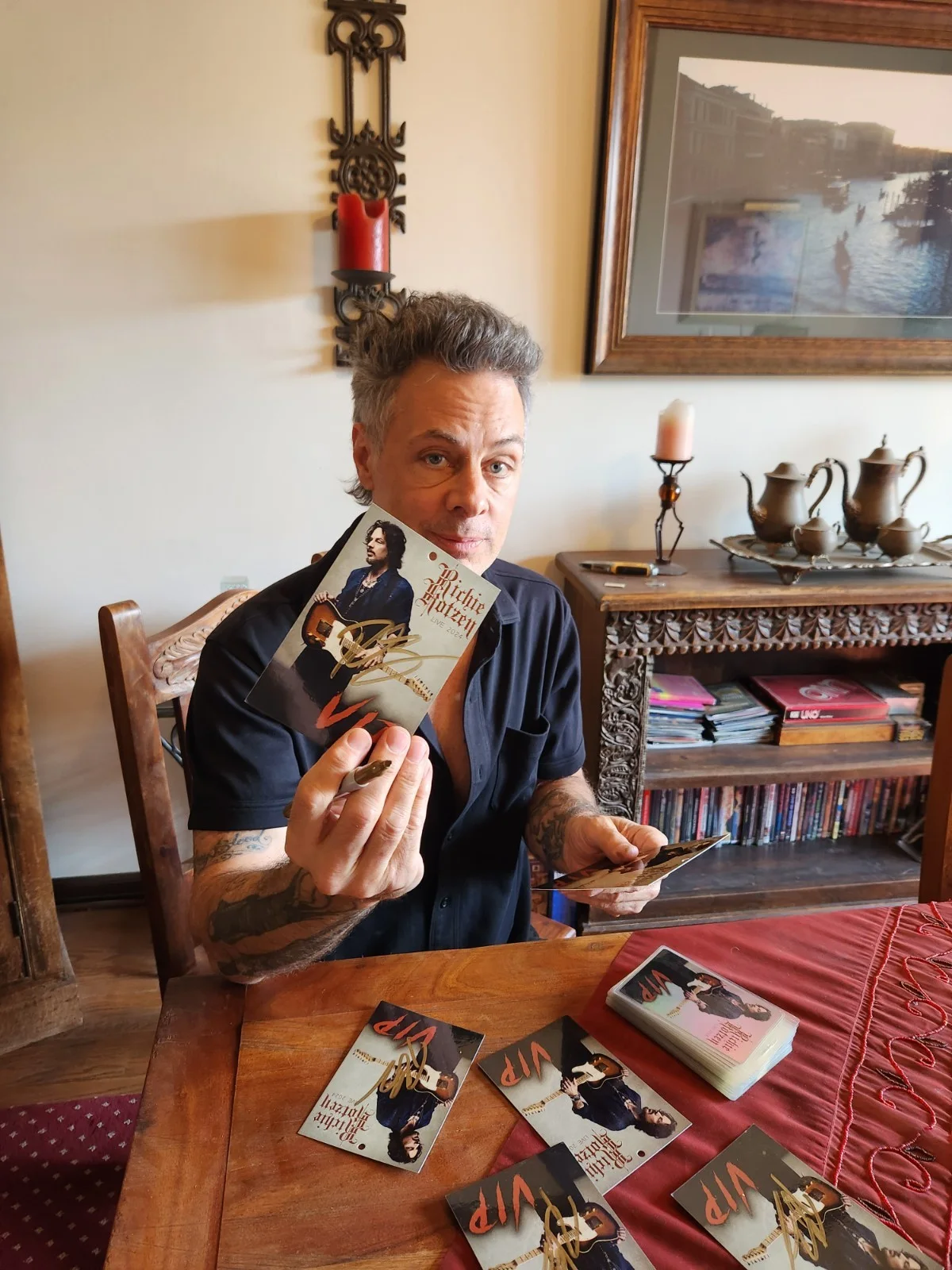 Richie Kotzen — Richie Kotzen Autographed Fan Bundle – Signed CDs + VIP Passes, image 2