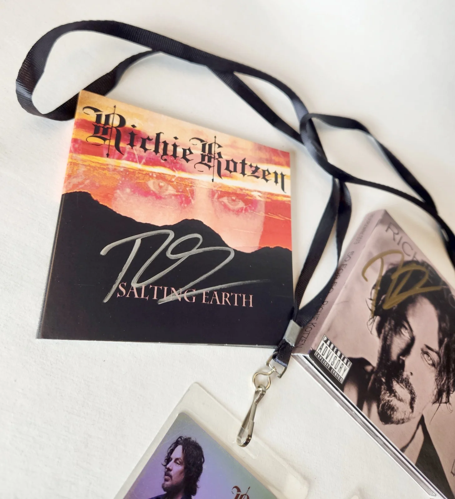 Richie Kotzen — Richie Kotzen Autographed Fan Bundle – Signed CDs + VIP Passes, image 3