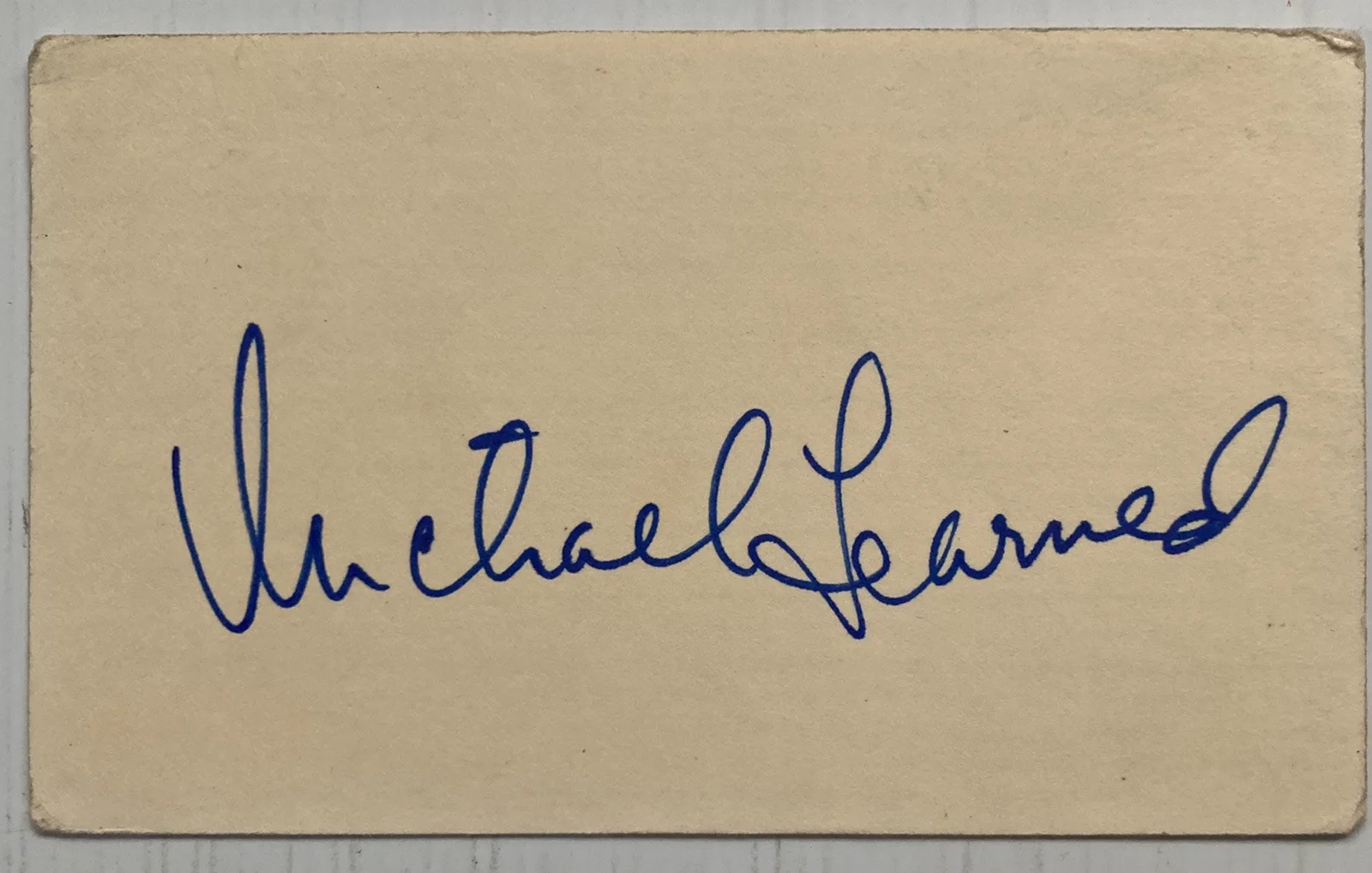 Michael Learned — Waltons Michael Learned Signed Autograph 3x5 Index Card - JSA Cert - FREE S&H!, image 2