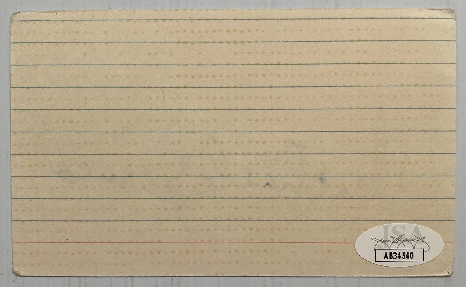 Michael Learned — Waltons Michael Learned Signed Autograph 3x5 Index Card - JSA Cert - FREE S&H!, image 3