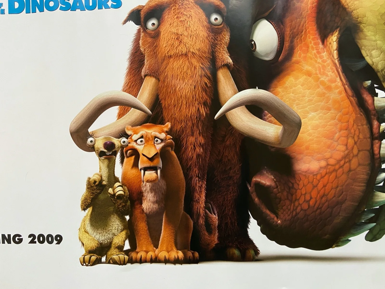 ICE AGE 3 DAWN OF THE DINOSAURS. Original UK Quad Cinema ADVACE Poster NEW 30x40, изображение 5