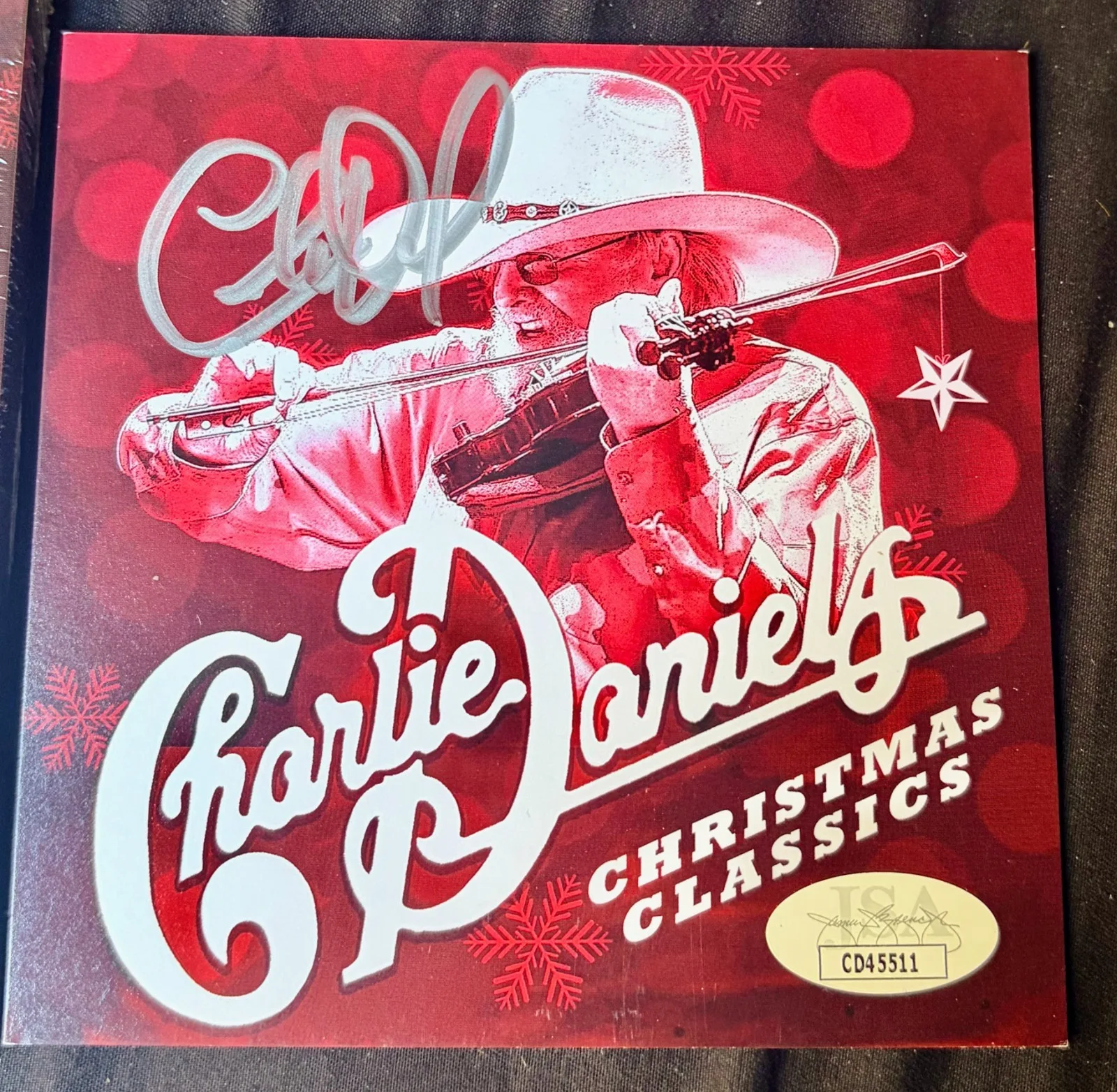 Charlie Daniels Christmas Classics Signed CD - JSA AUTHENTICATED - RARE - RIP, image 2