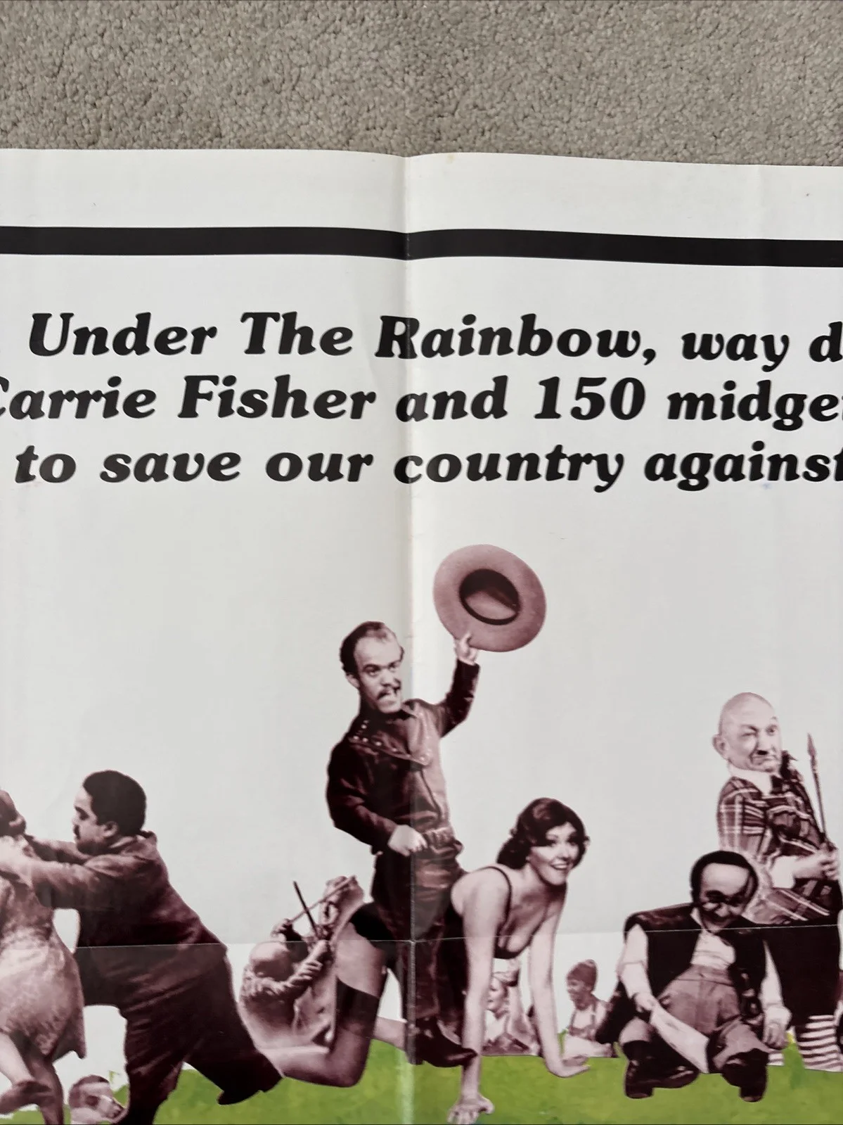 Under The Rainbow (1981) Original US One Sheet Movie Poster, image 3