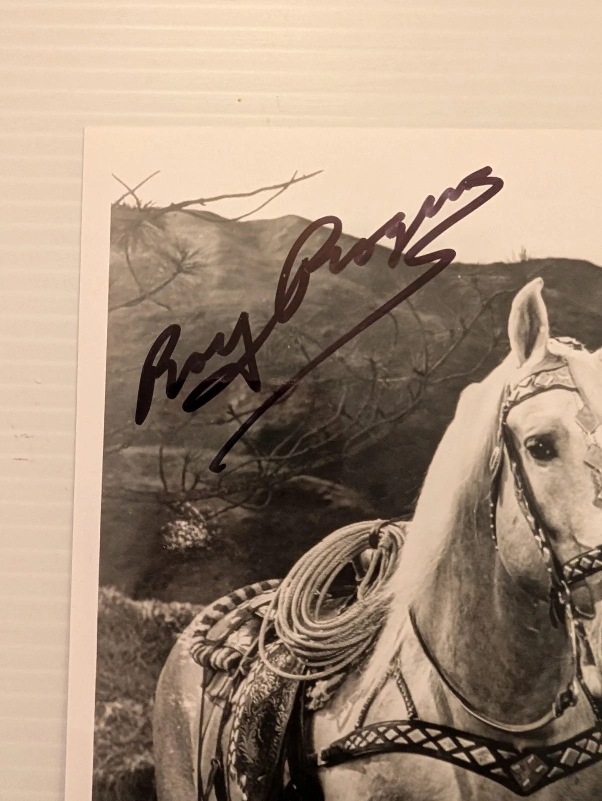 Roy Rogers — Roy Rogers And Trigger Signed Autograph 8x10 Photo, image 3